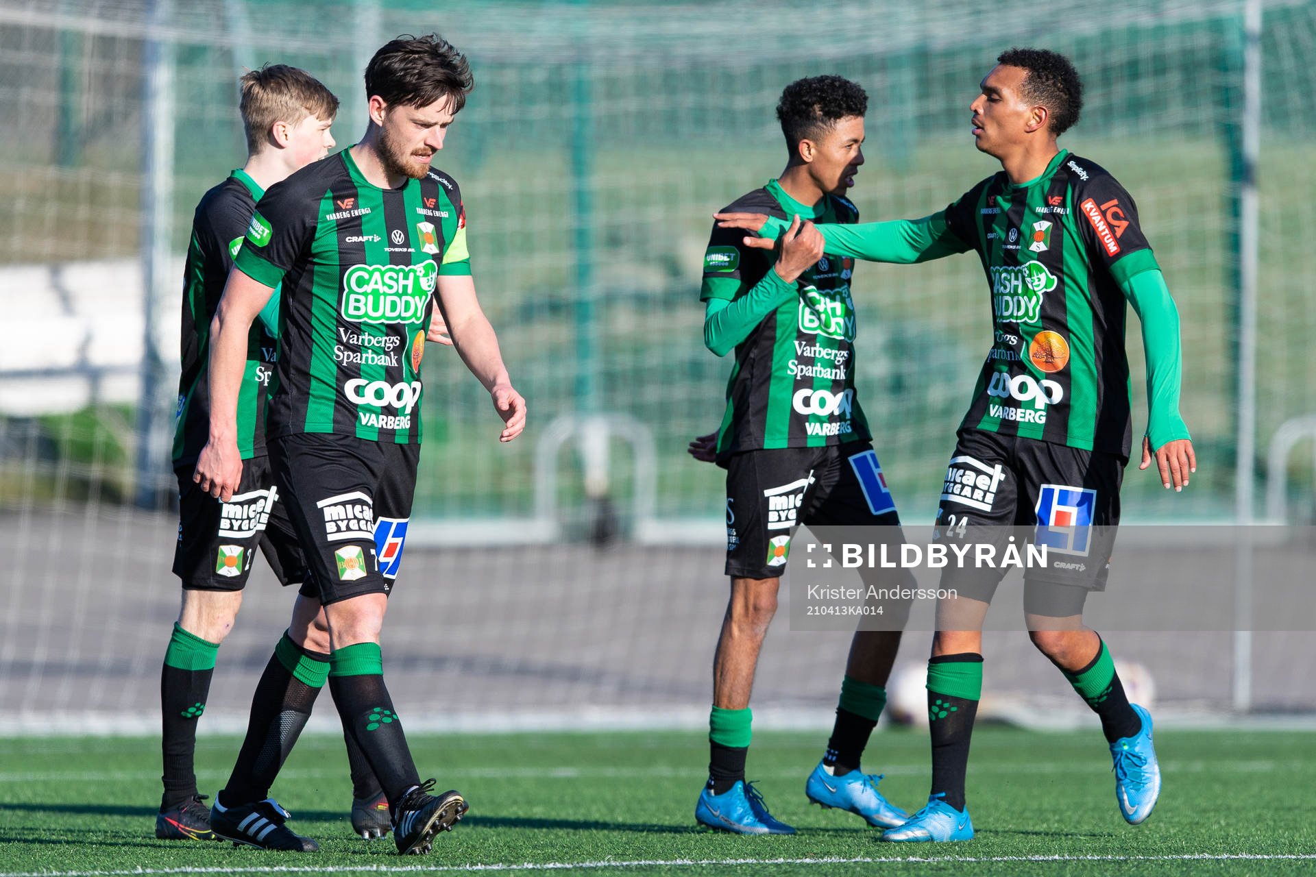 Varbergs spelare jublar