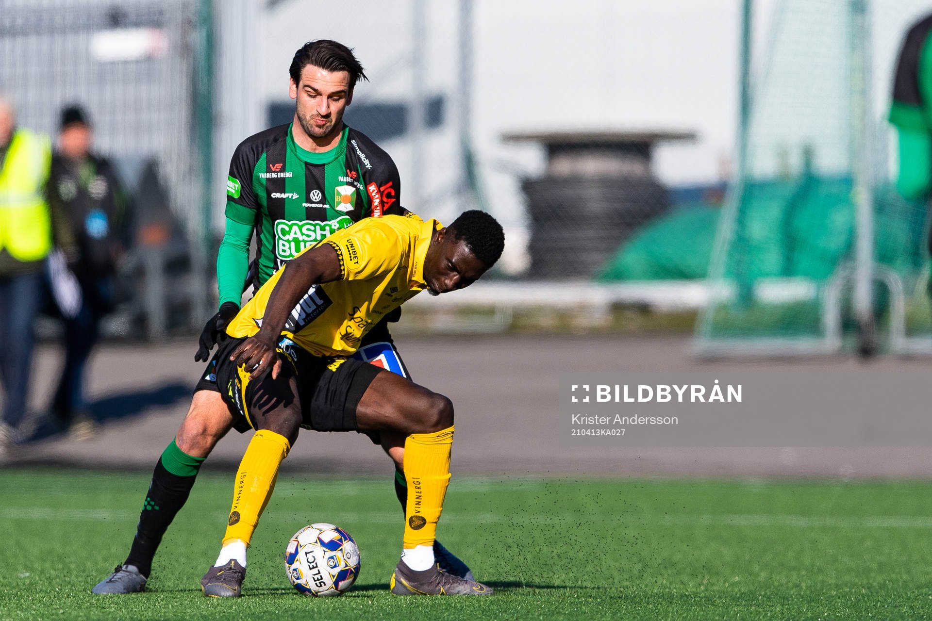 Varbergs Oliver Stanisic och Elfsborgs Marokhy Ndione
