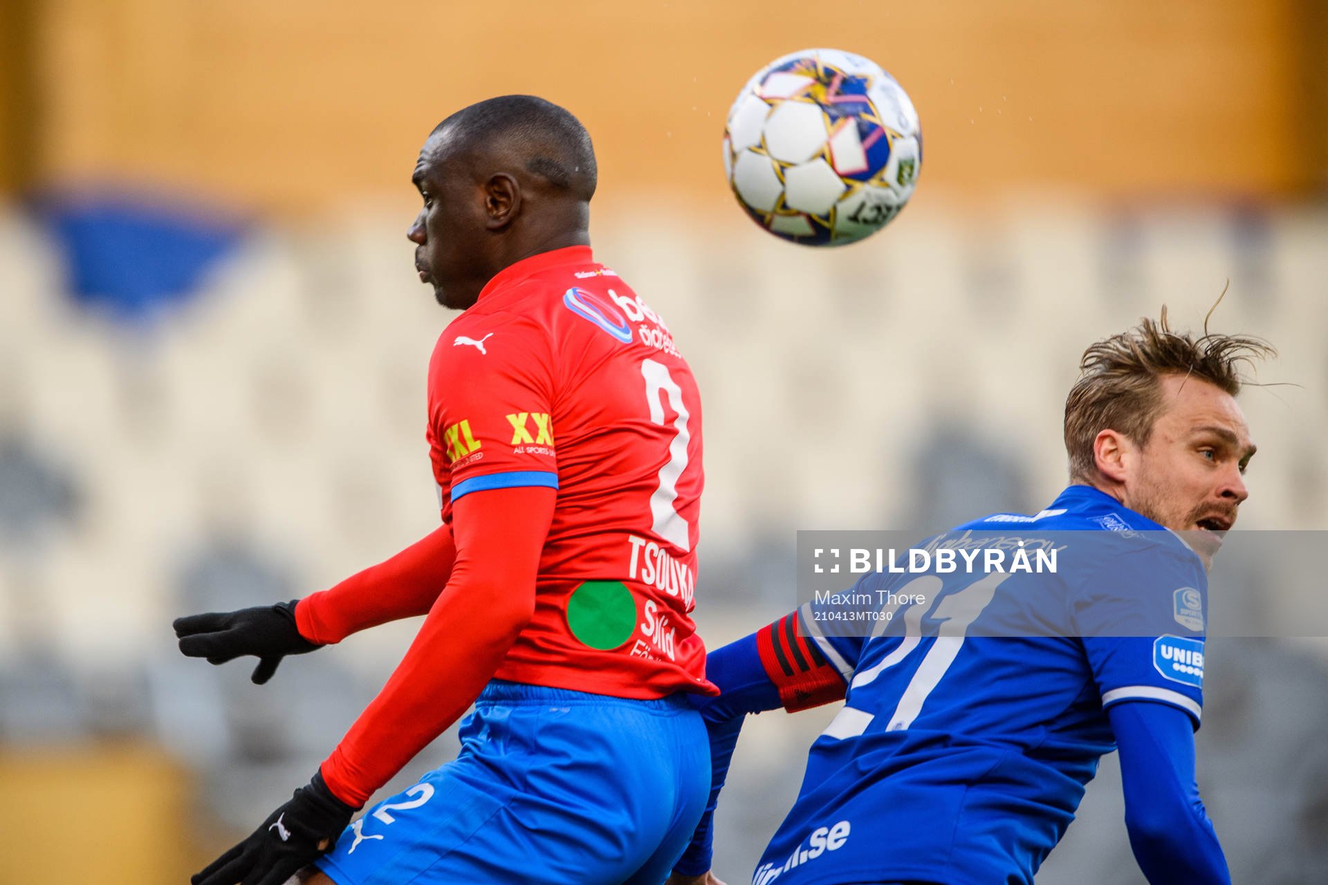 Helsingborgs Ravy Tsouka-Dozi och Sundsvalls Pontus Engblom