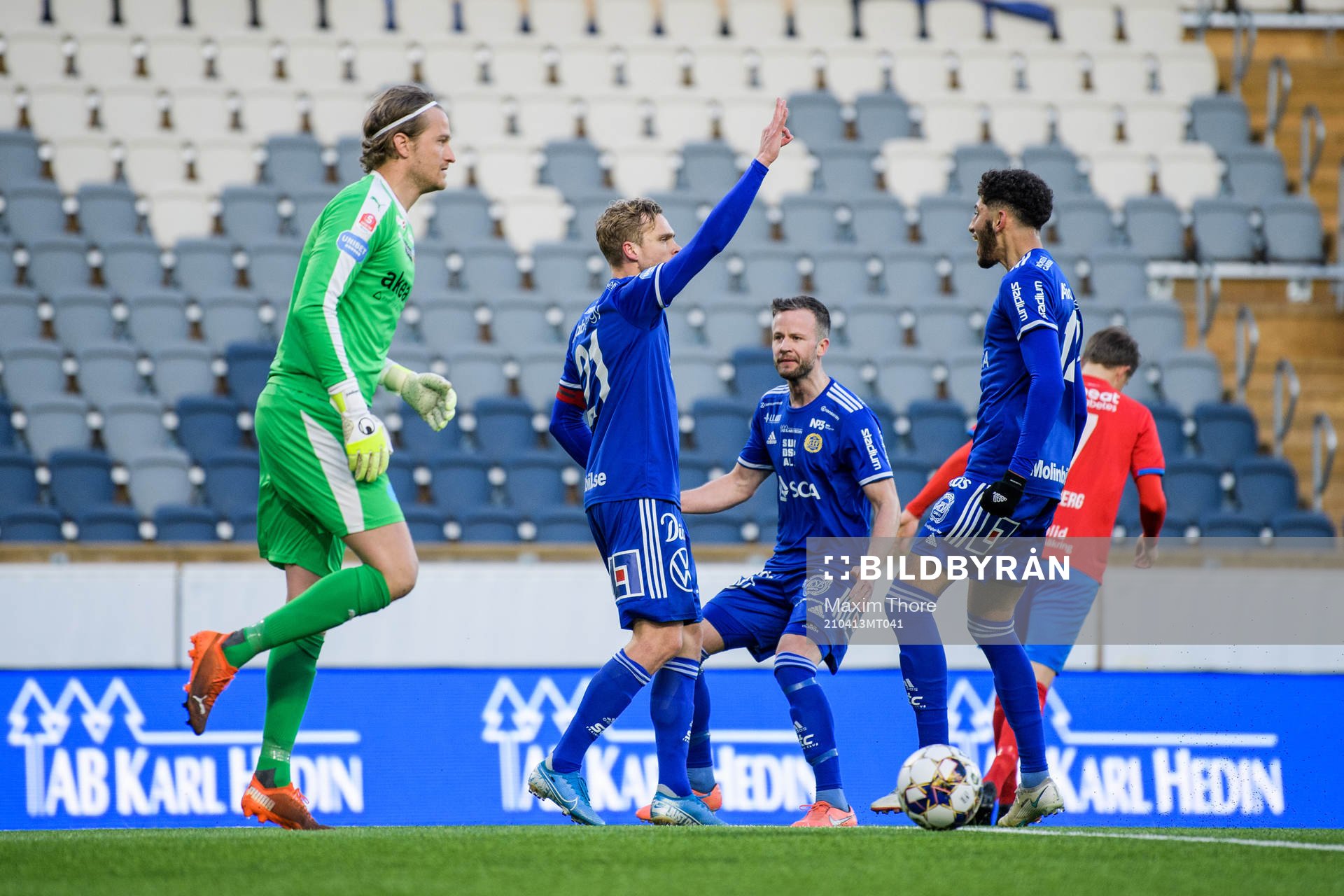 Sundsvalls Pontus Engblom jublar