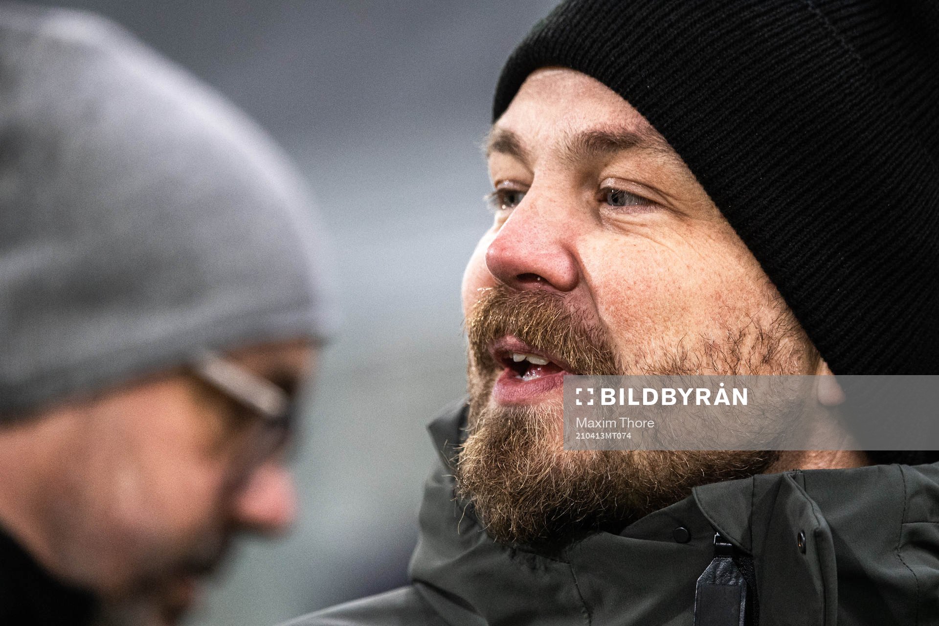 Sundsvalls tränare Henrik Åhnstrand efter fotbollsmatchen i Superettan mellan GIF Sundsvall och Helsingborg den 13 april 2021 i Uppsala.