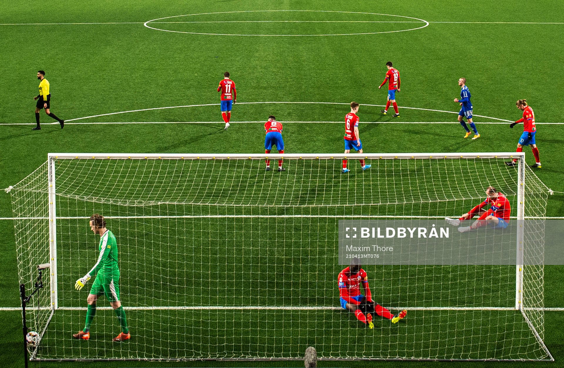 Helsingborgs målvakt Anders Lindegaard och Andreas