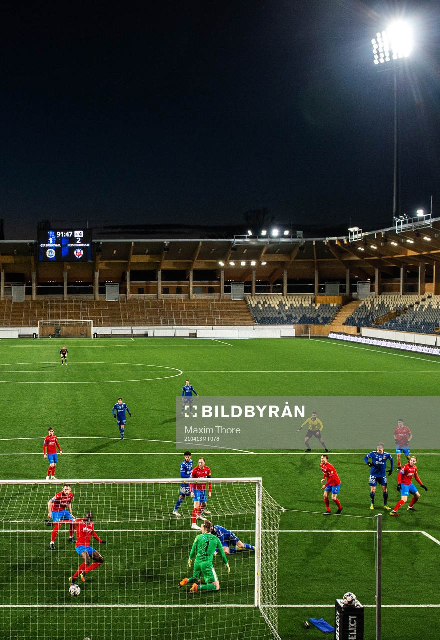 Sundsvalls Johan Bengtsson gör 2-2 bakom Helsingborgs