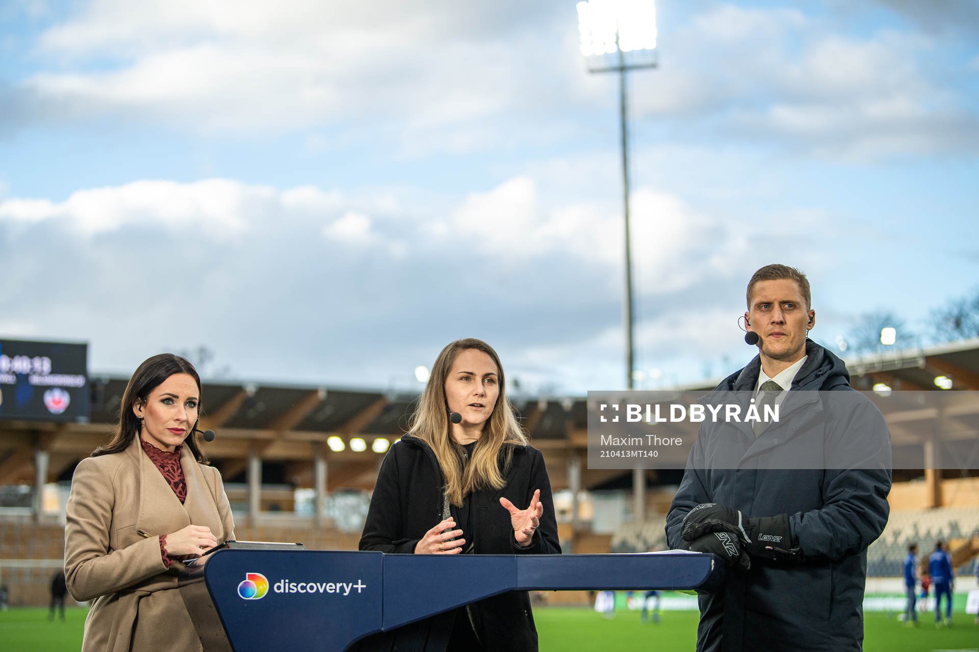 Camilla Nordlund, Emelie Ölander och Pär Hansson i