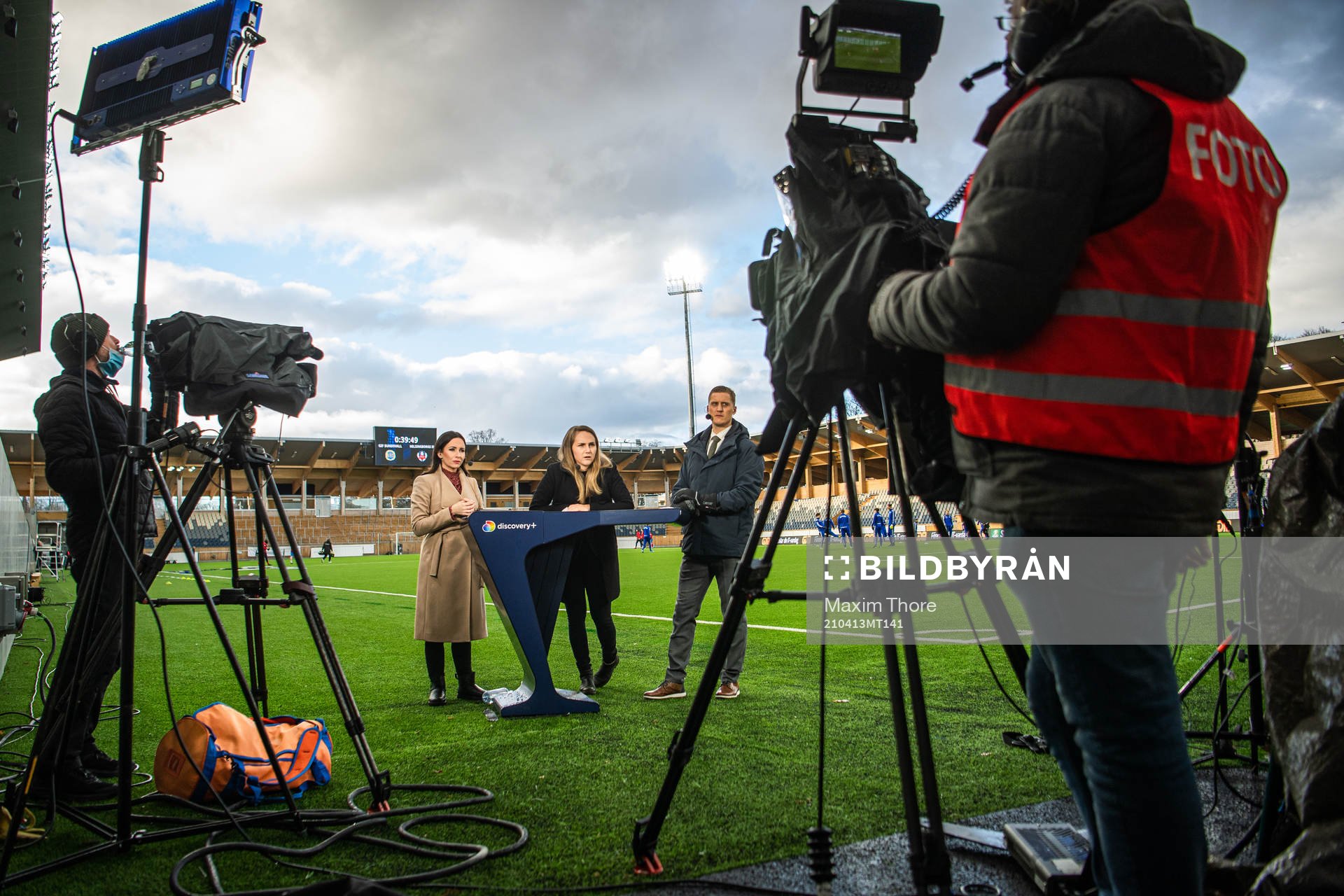 Camilla Nordlund, Emelie Ölander och Pär Hansson i