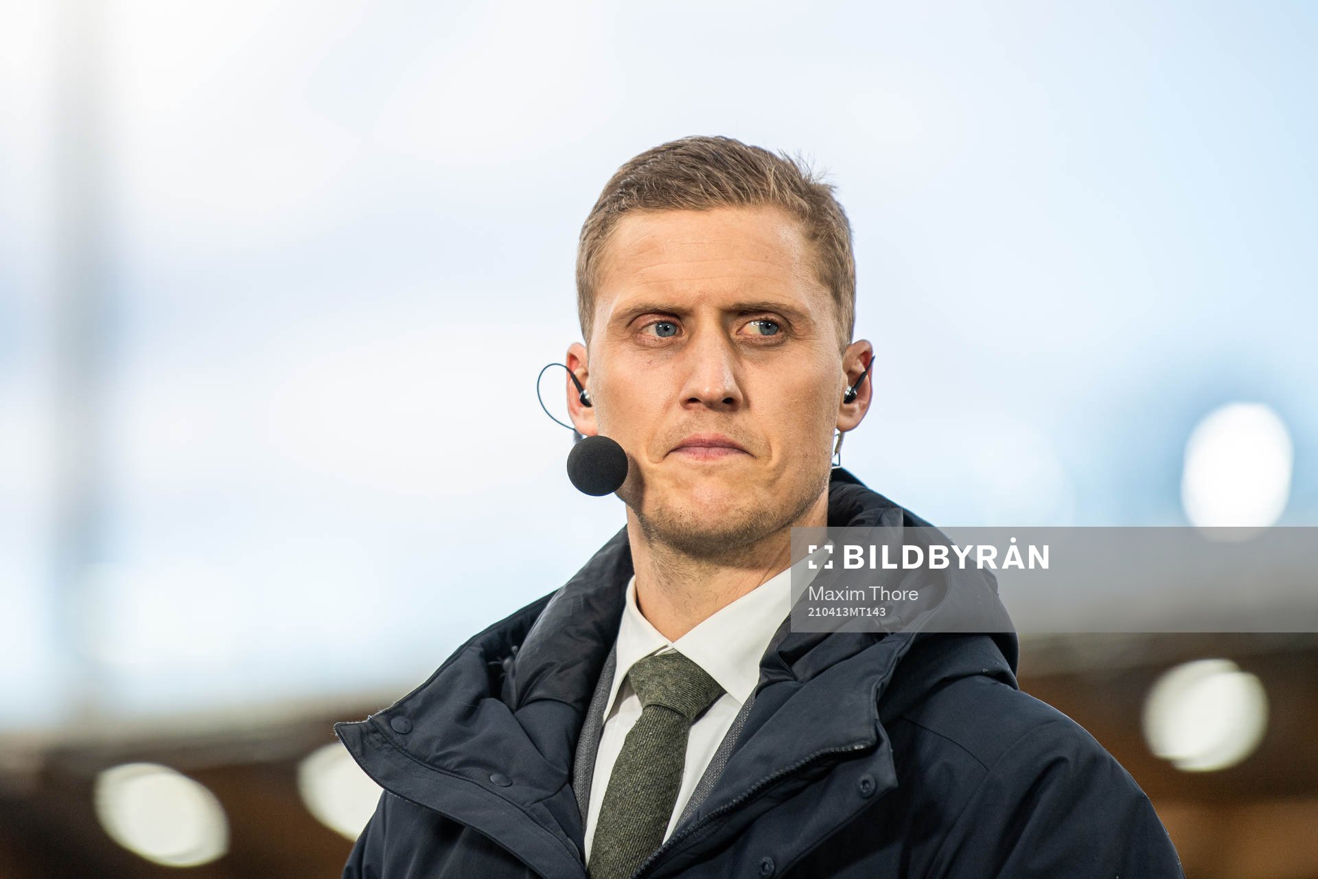 Pär Hansson i Discovery+ studio