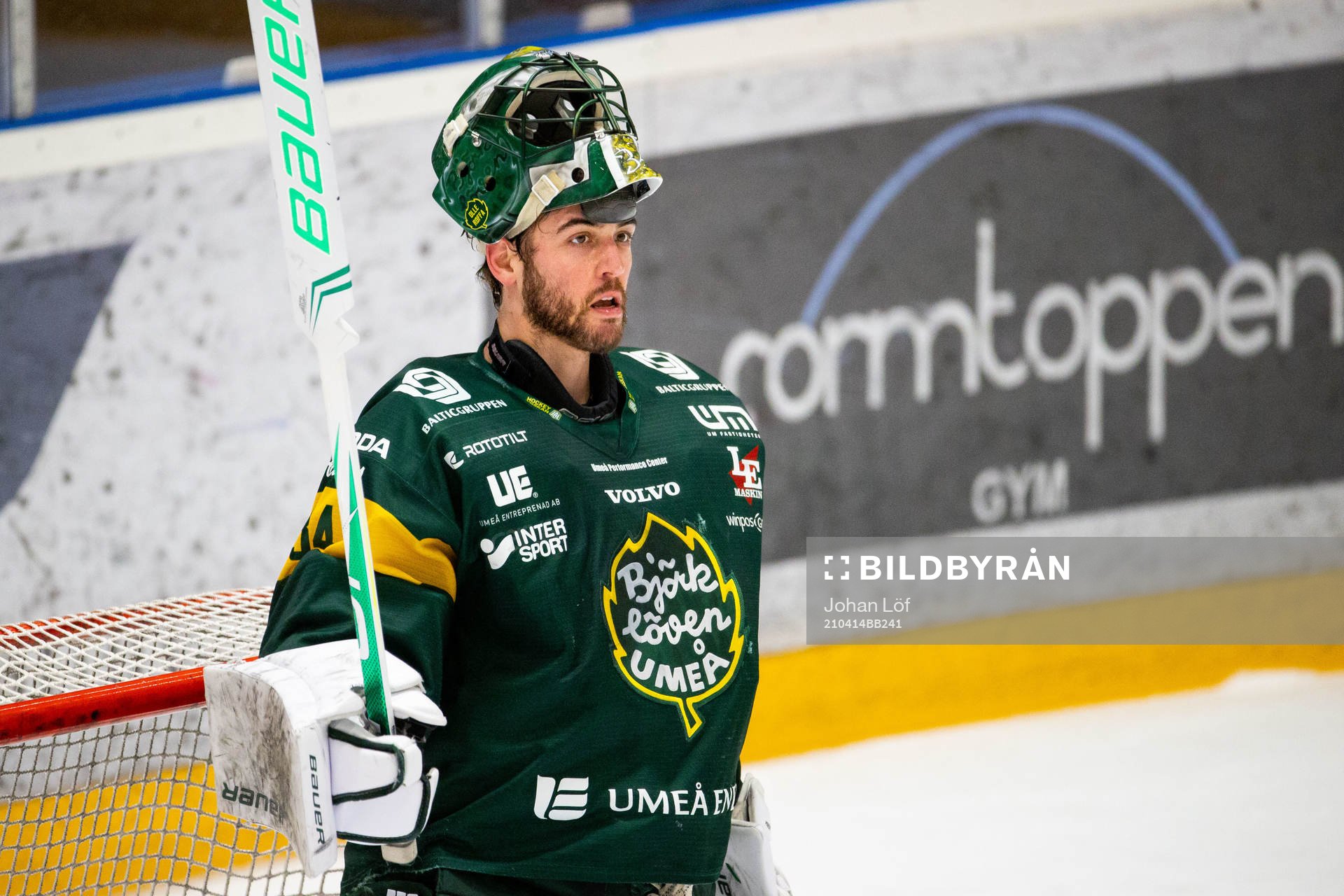 Björklövens målvakt Kevin Poulin