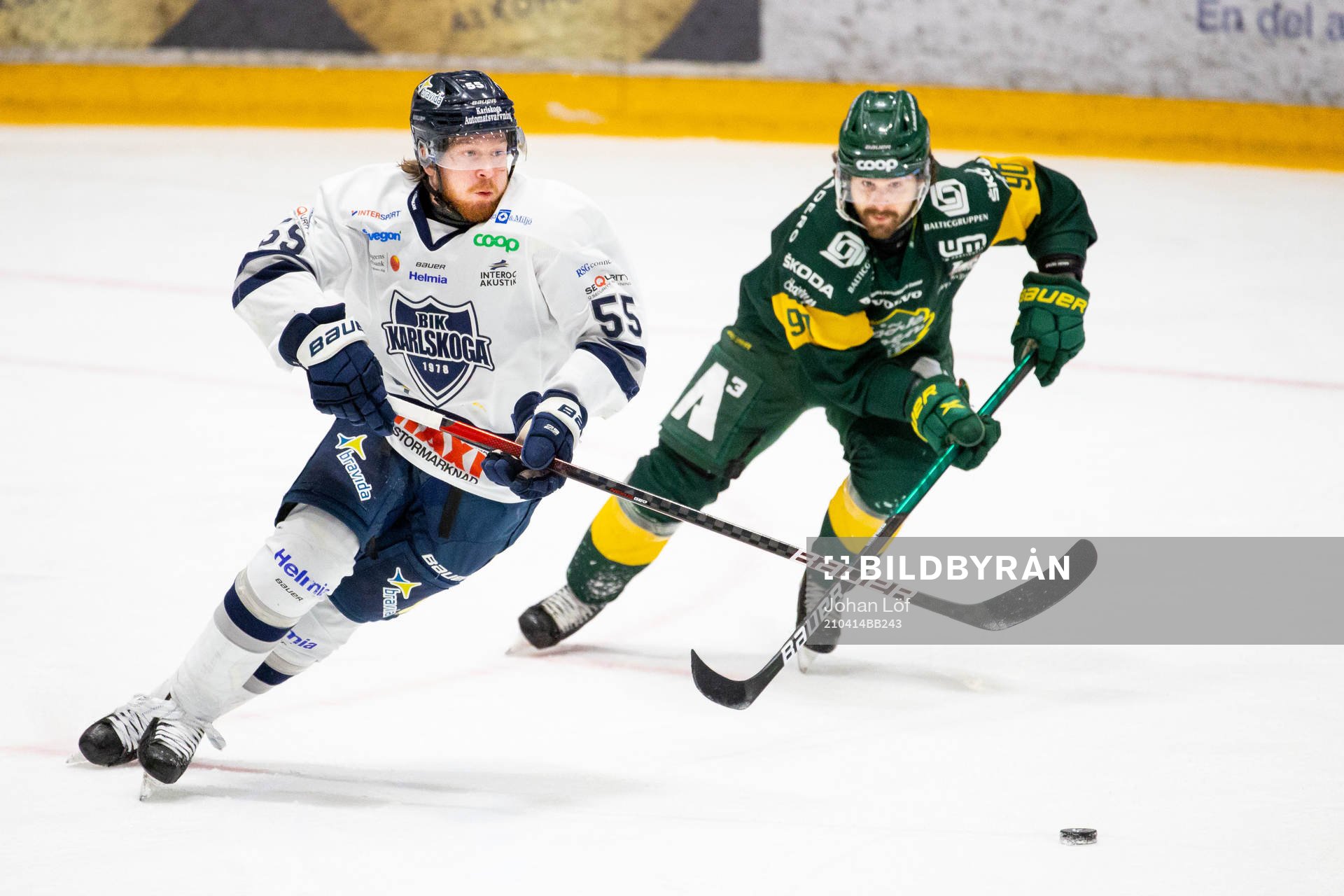 Karlskogas Arvid Aronsson och Björklövens Alex Hutchings