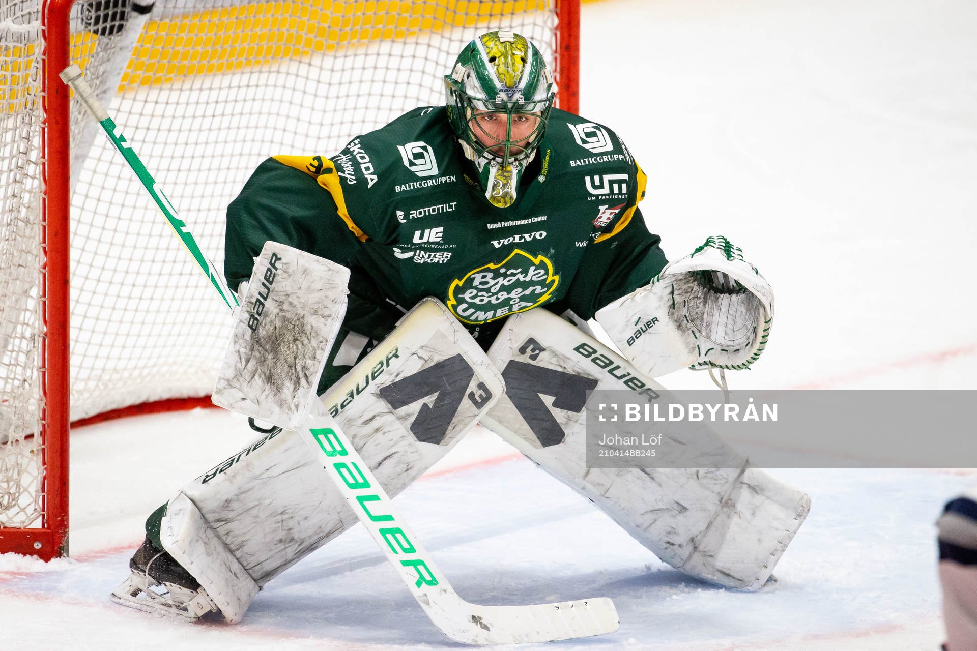 Björklövens målvakt Kevin Poulin