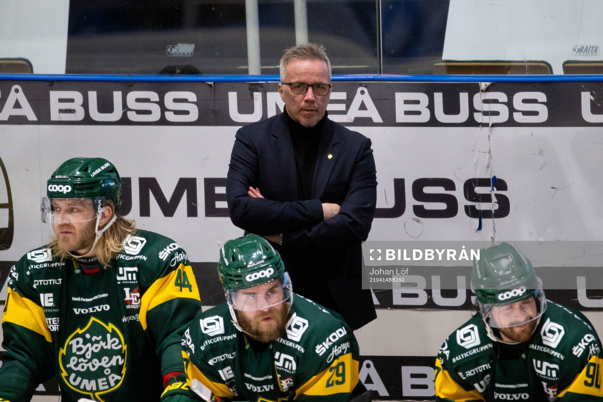 Björklövens tränare Hans Wallson