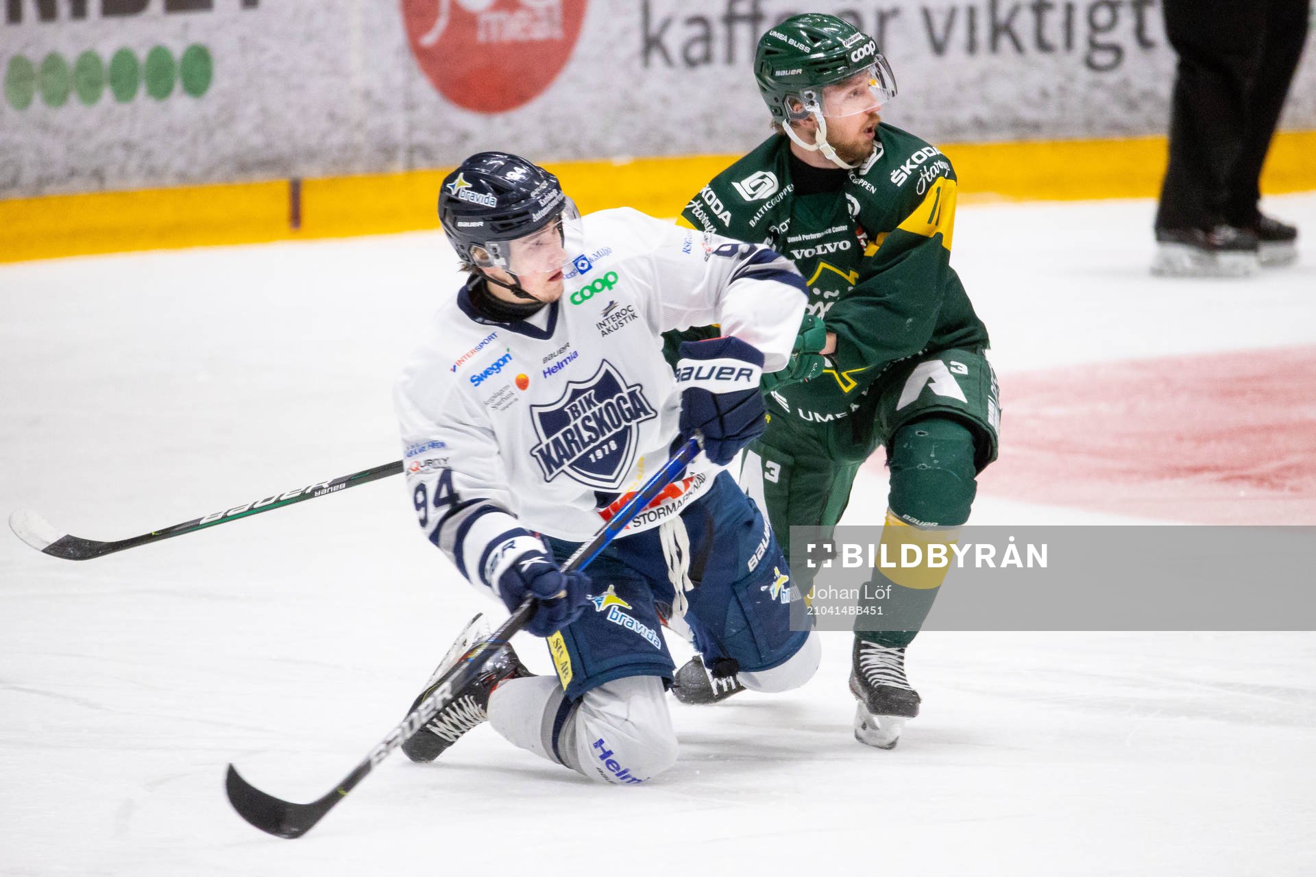 Karlskogas Linus Karlsson och Björklövens William Eriksson