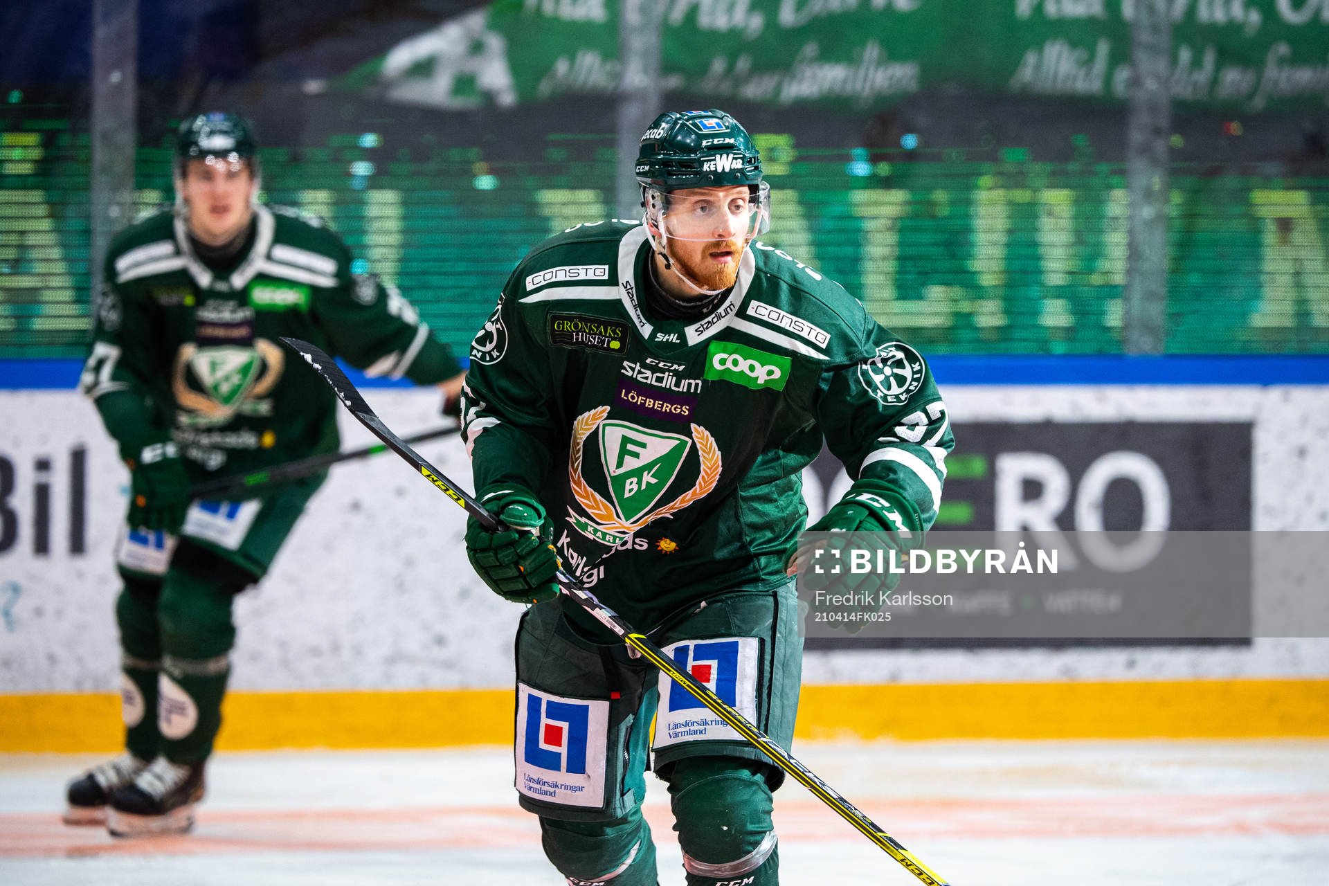 Färjestads Pontus Widerström jublar