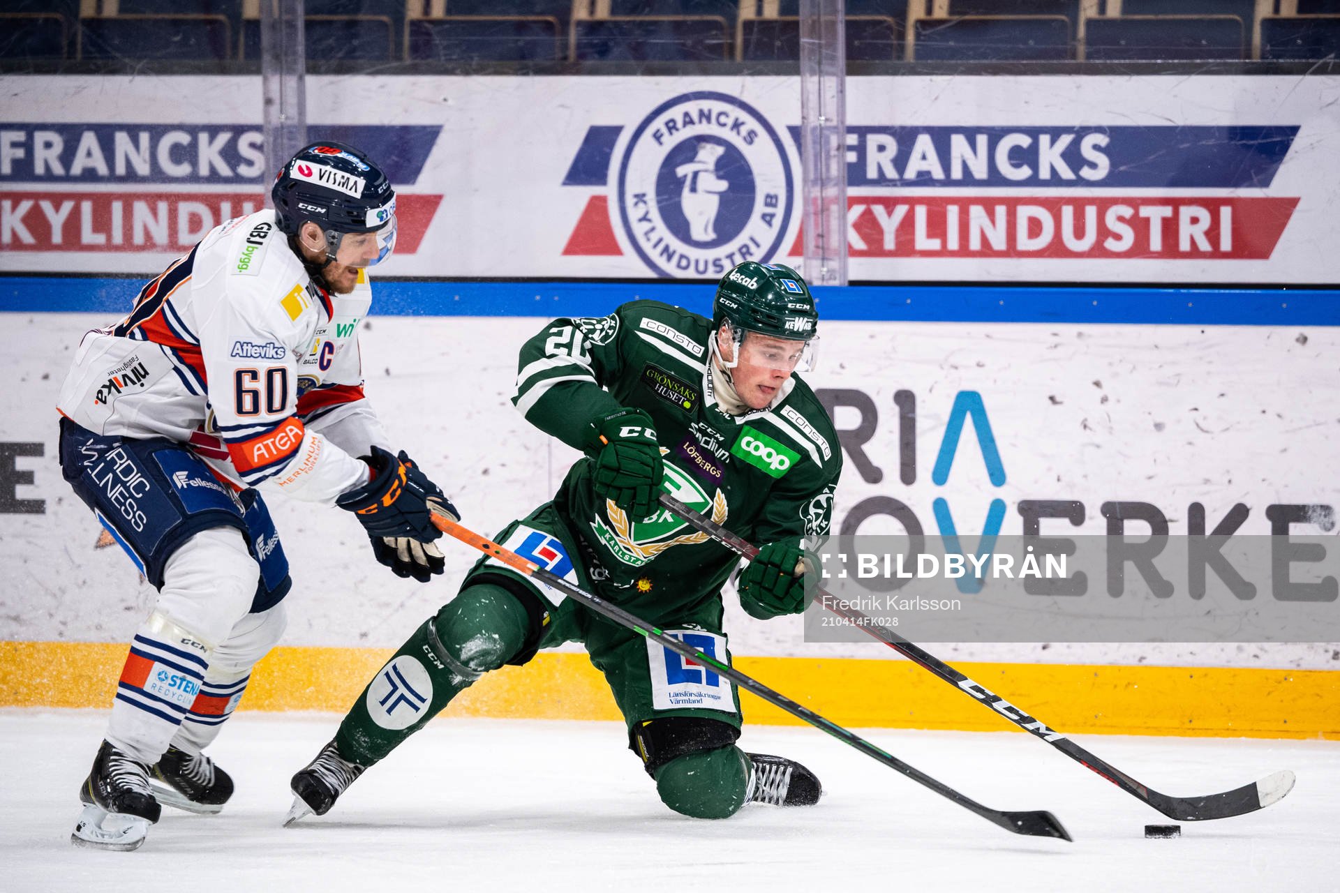 Växjös Erik Josefsson och Färjestads Olle Lycksell