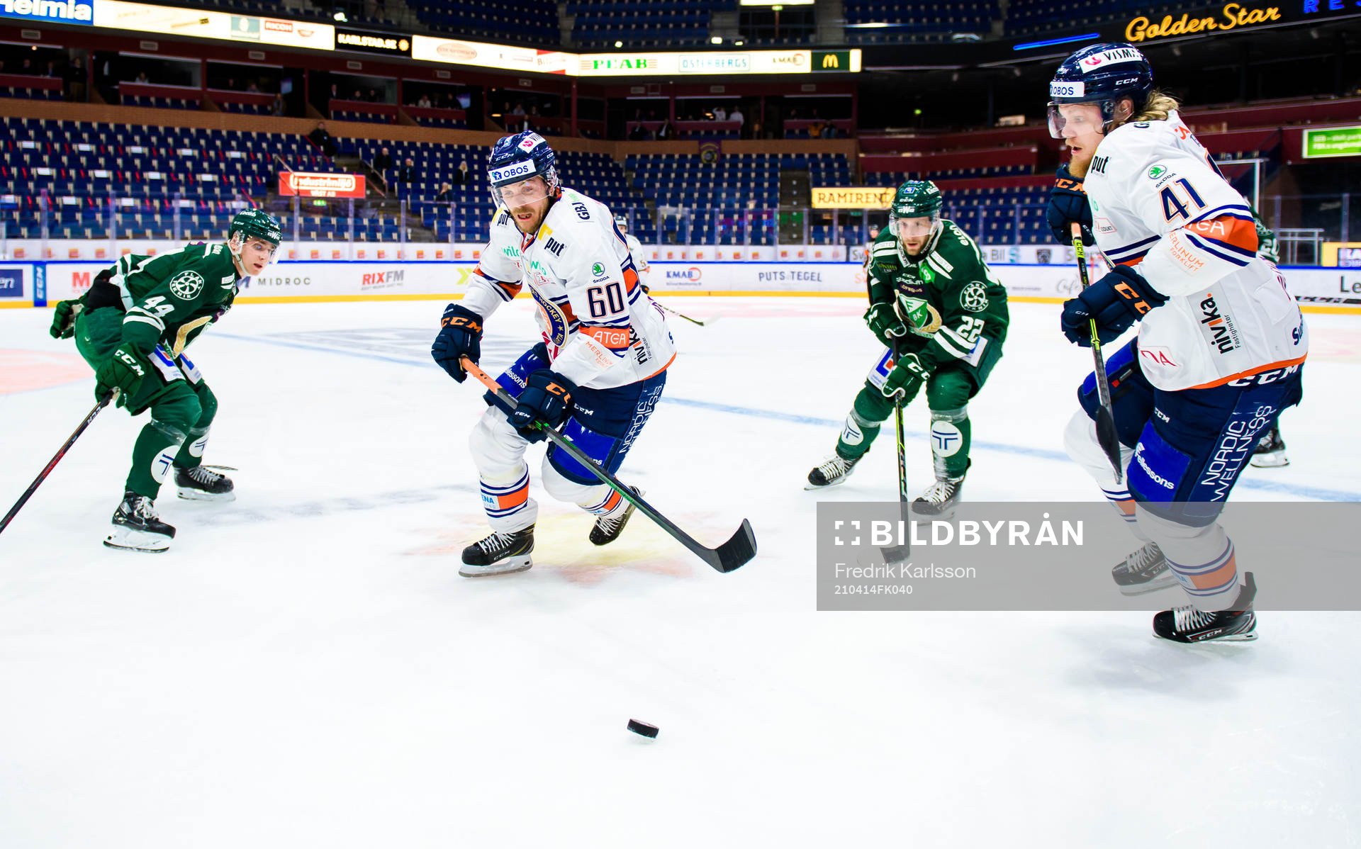 Färjestads Jacob Peterson, Växjös Erik Josefsson,