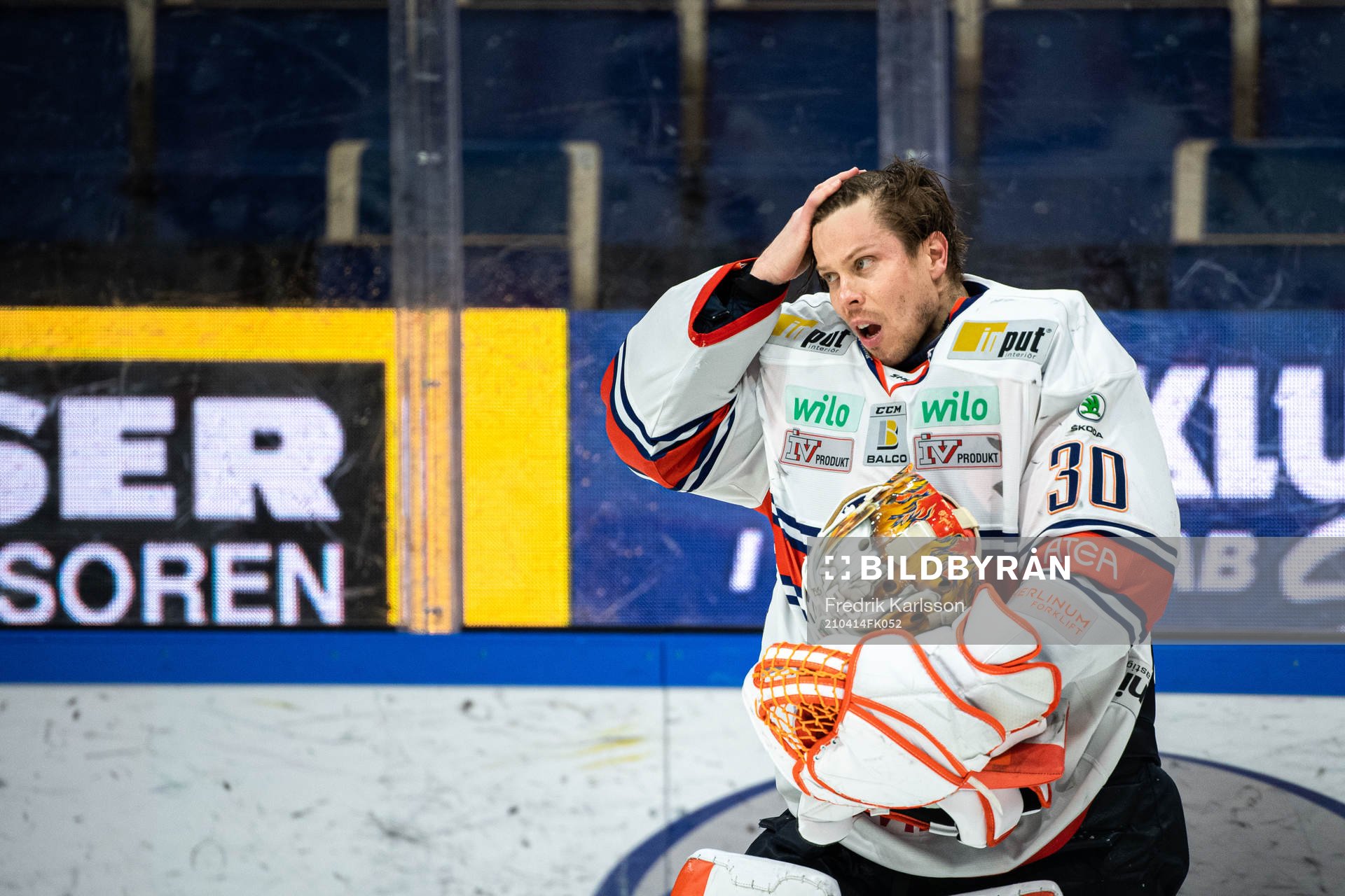 Växjös målvakt Viktor Fasth