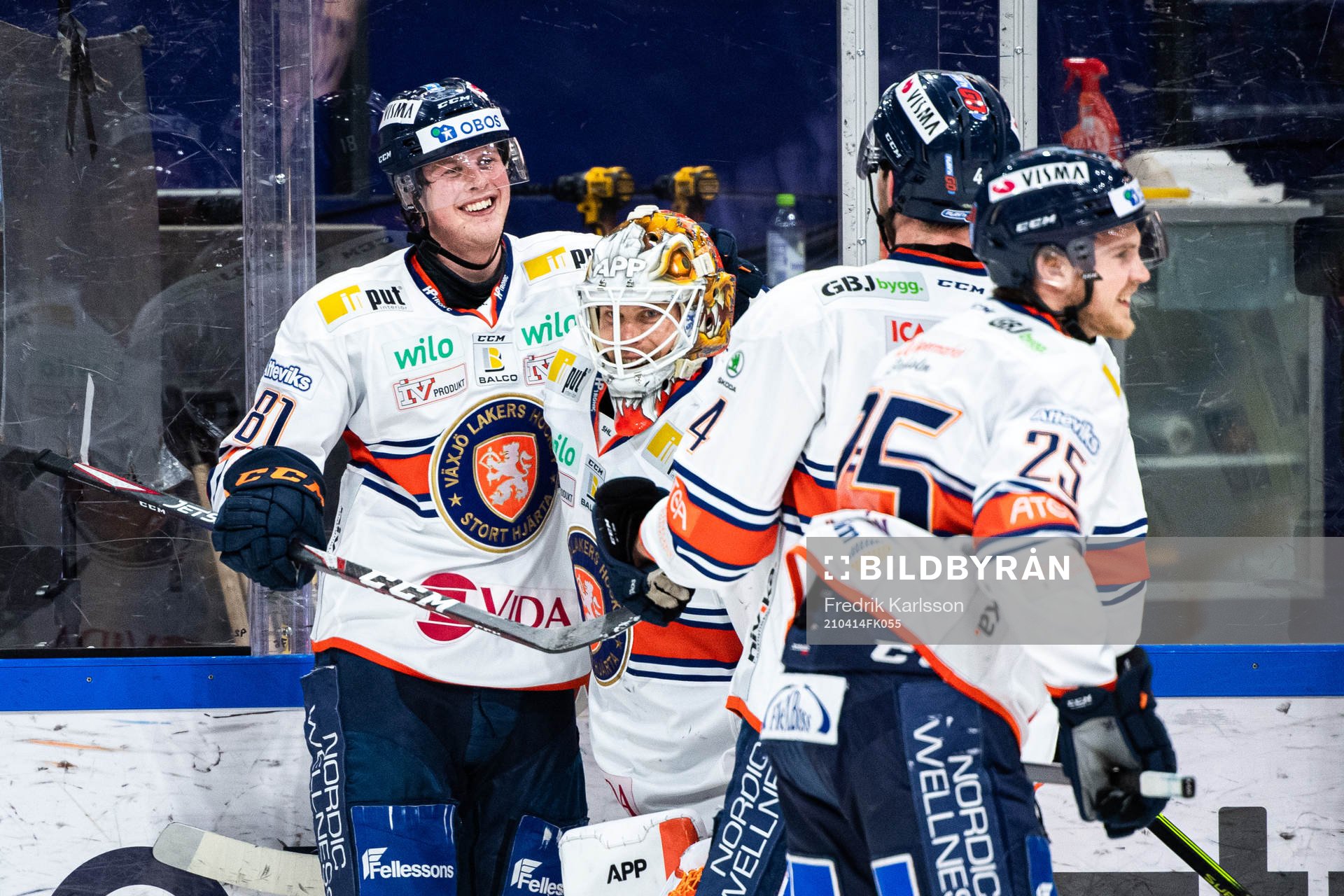 Växjös Fredrik Karlström jublar