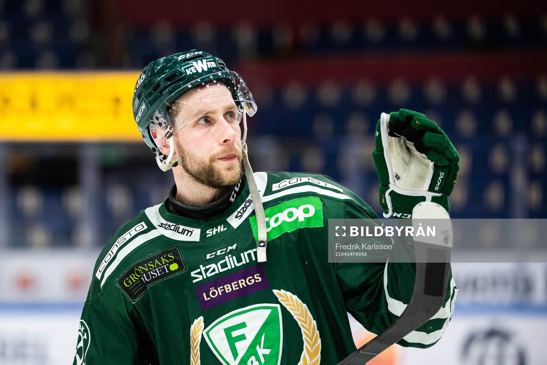 Färjestads Per Åslund deppar