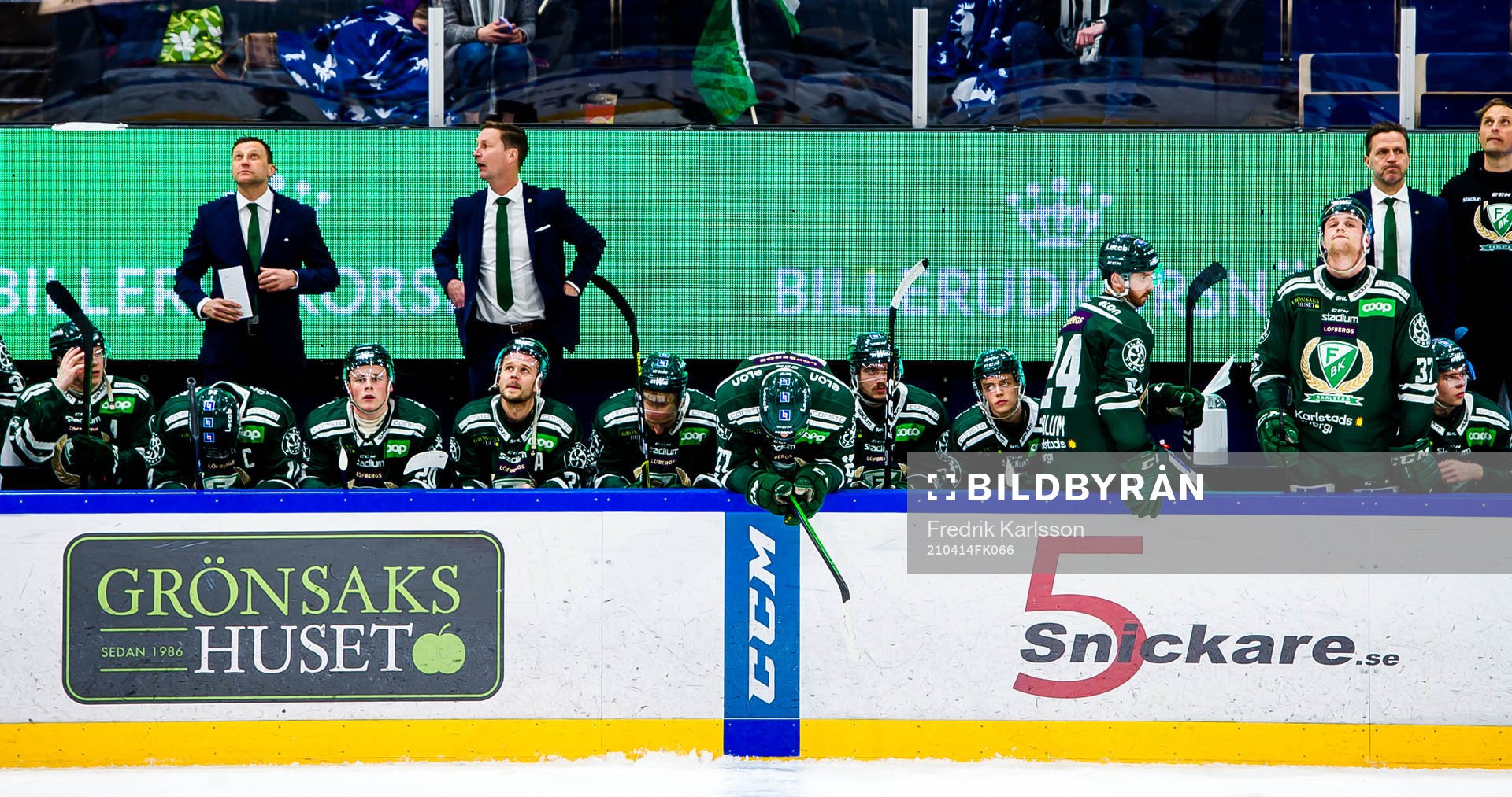 Färjestads spelare deppar