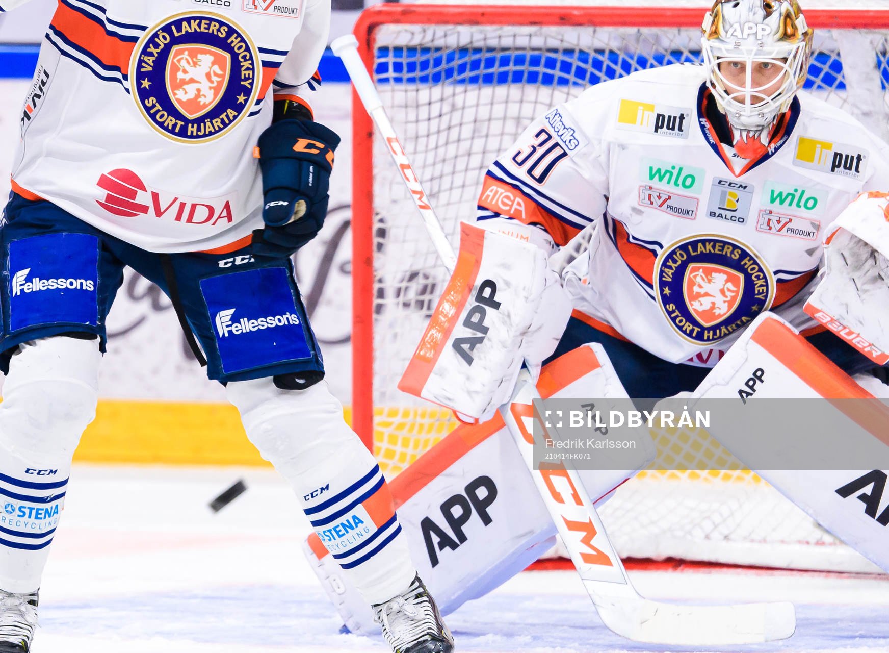 Växjös målvakt Viktor Fasth
