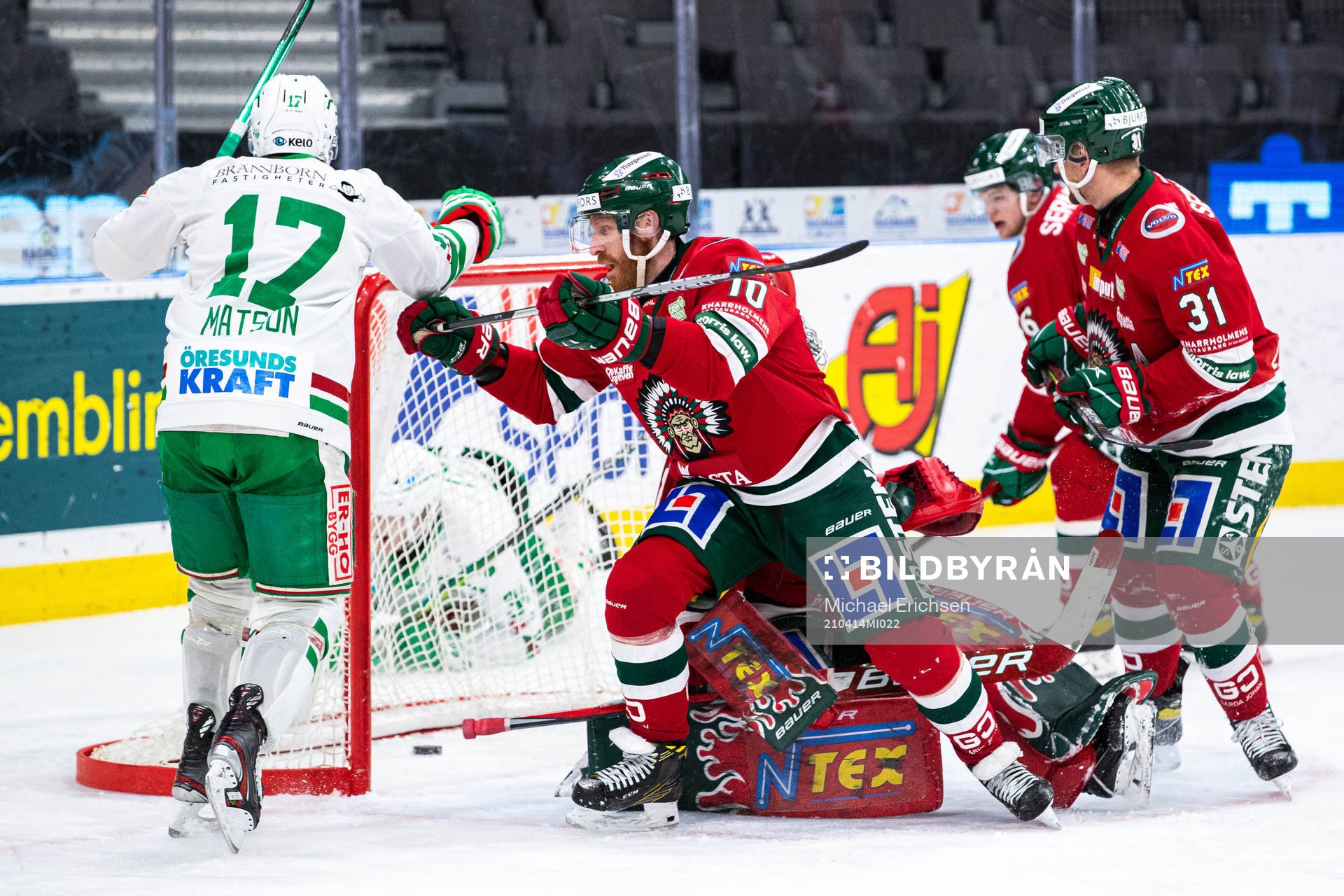 Rögles Adam Edström gör 0-1