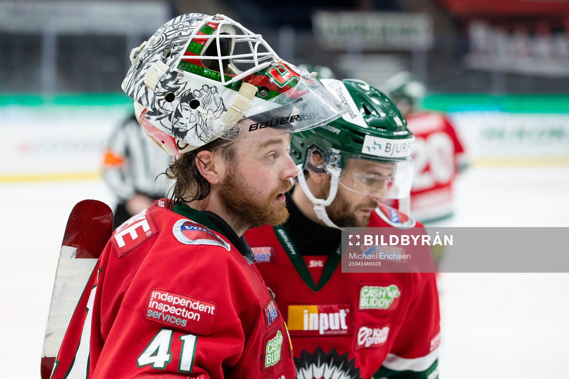 Frölundas målvakt Niklas Rubin