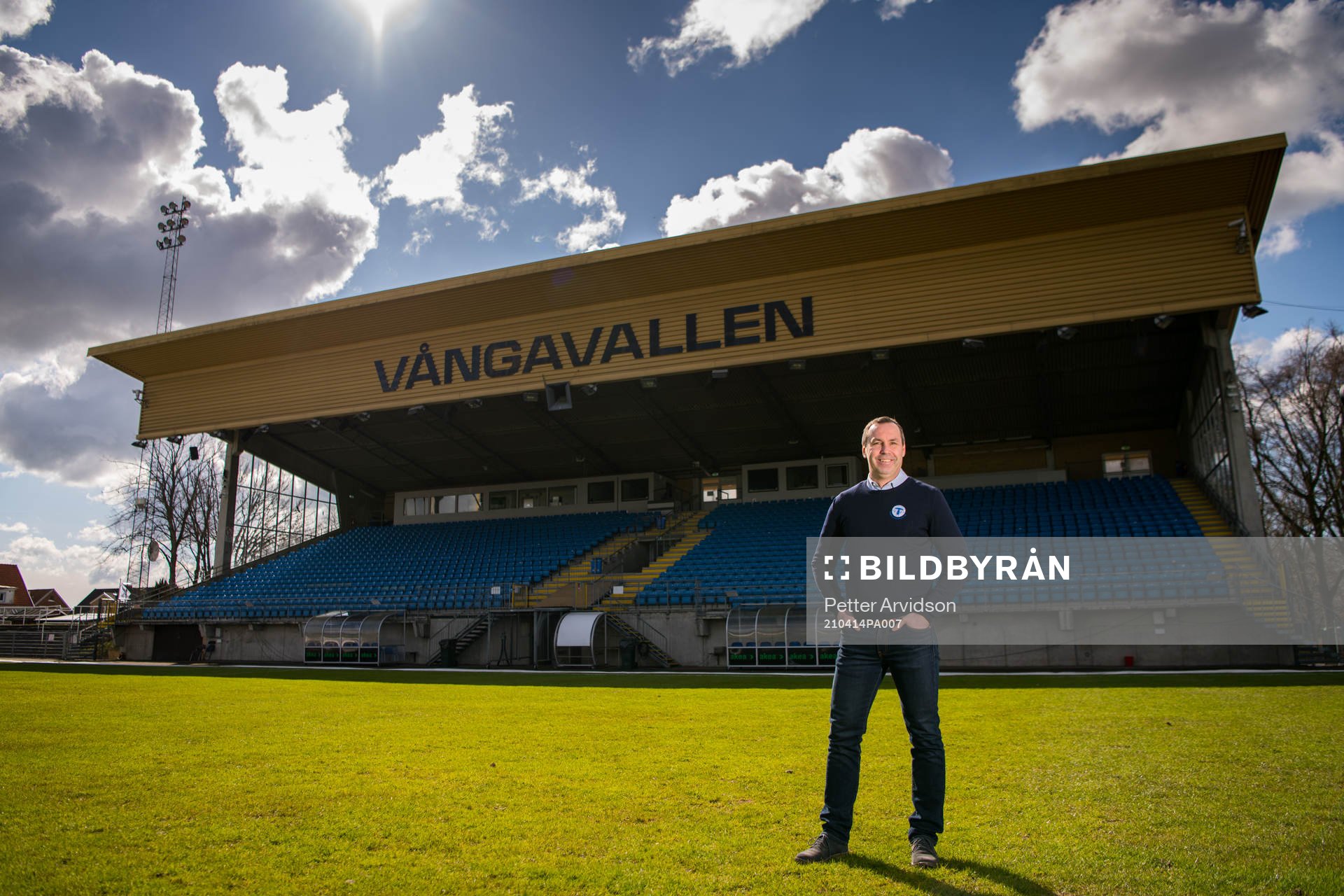 Trelleborgs klubbdirektör Mattias Kronvall poserar för ett porträtt den 14 april 2021 i Trelleborg. 