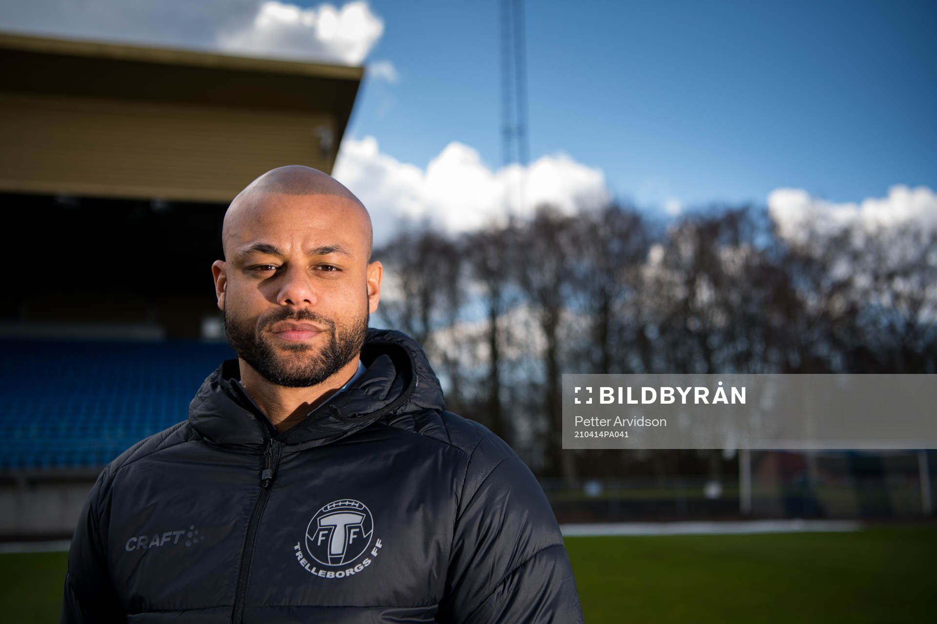 Trelleborgs sportchef Salif Camara Jönsson poserar för ett porträtt den 14 april 2021 i Trelleborg. 