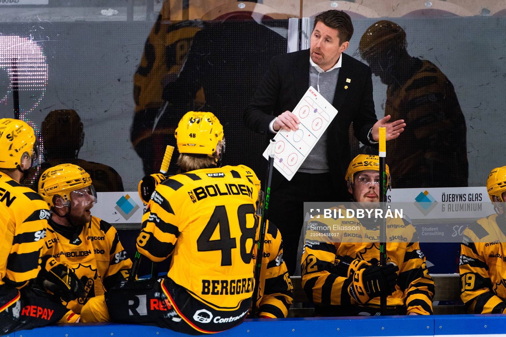 Skellefteås tränare Stefan Klockare
