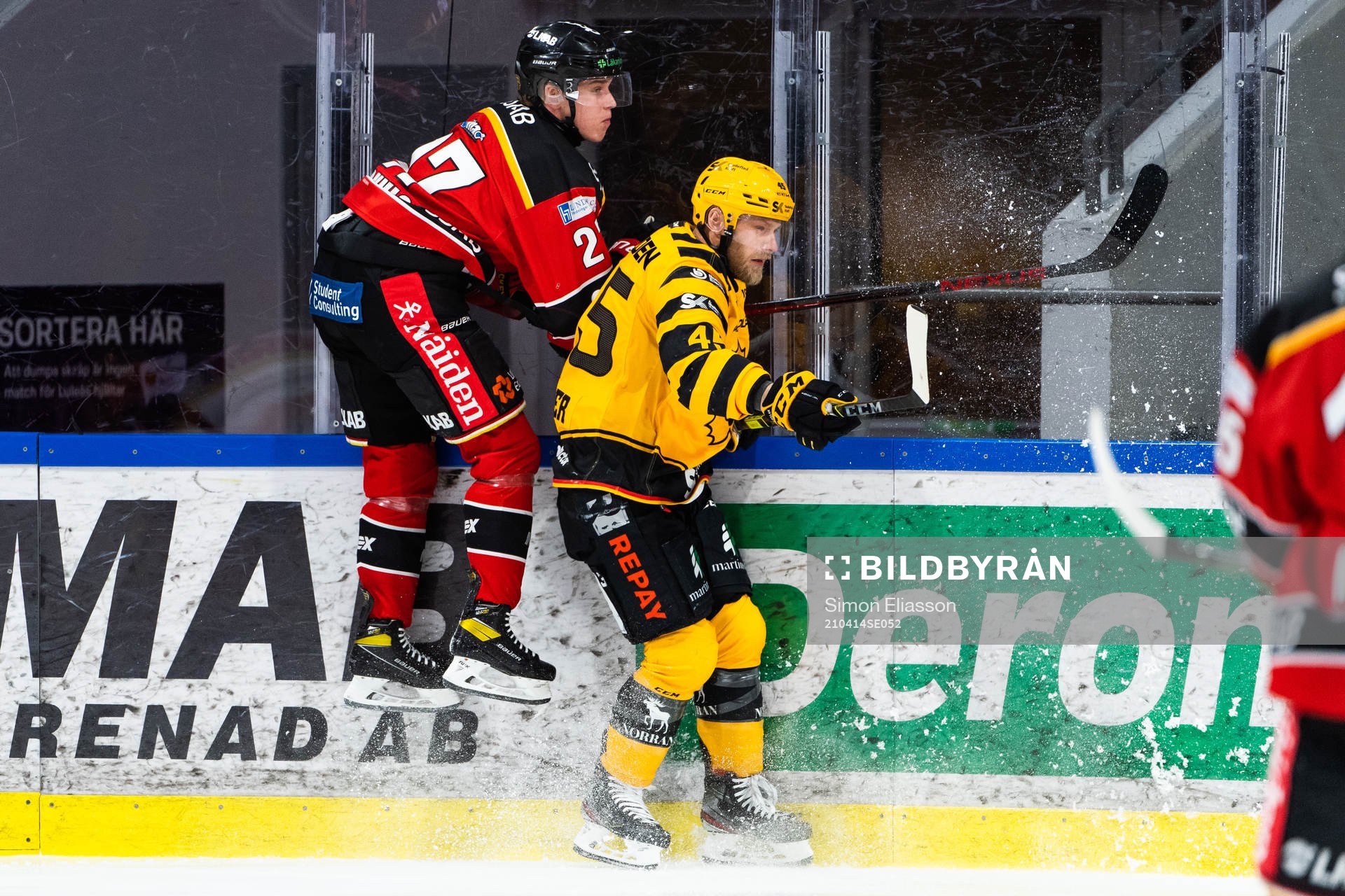 Luleås Nils Lundkvist och Skellefteås Oscar Möller