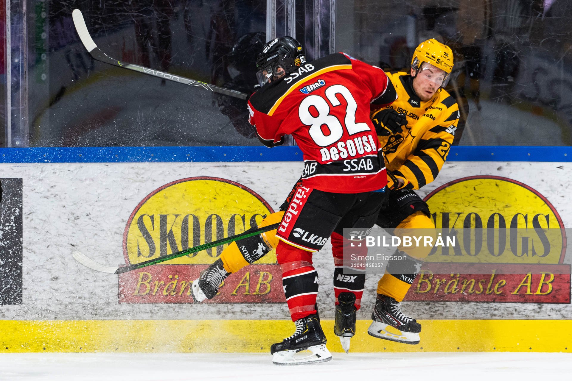 Luleås Chris Desousa och Skellefteås Jesper Frödén