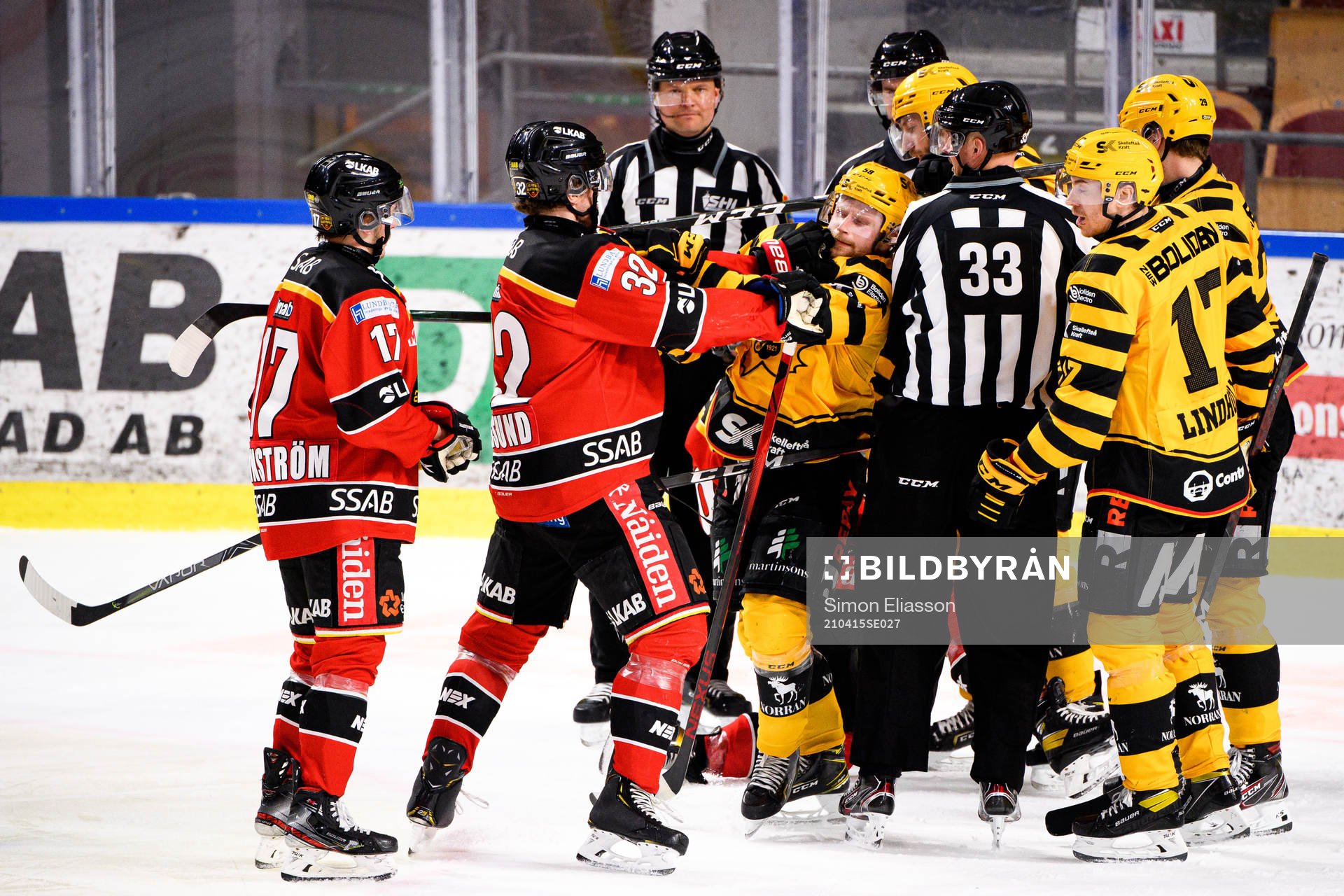 Luleås Oscar Engsund och Skellefteås Oskar Nilsson