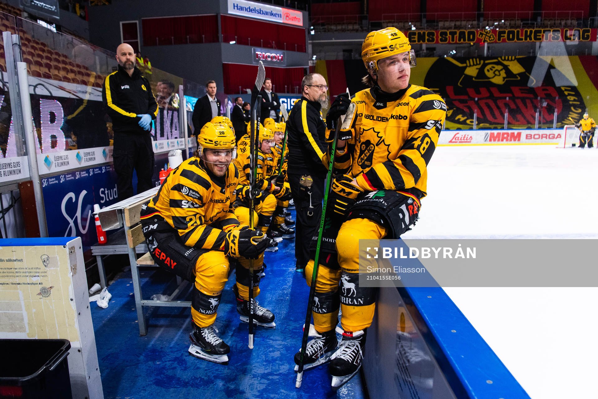 Skellefteås Roland McKeown och Jonatan Berggren