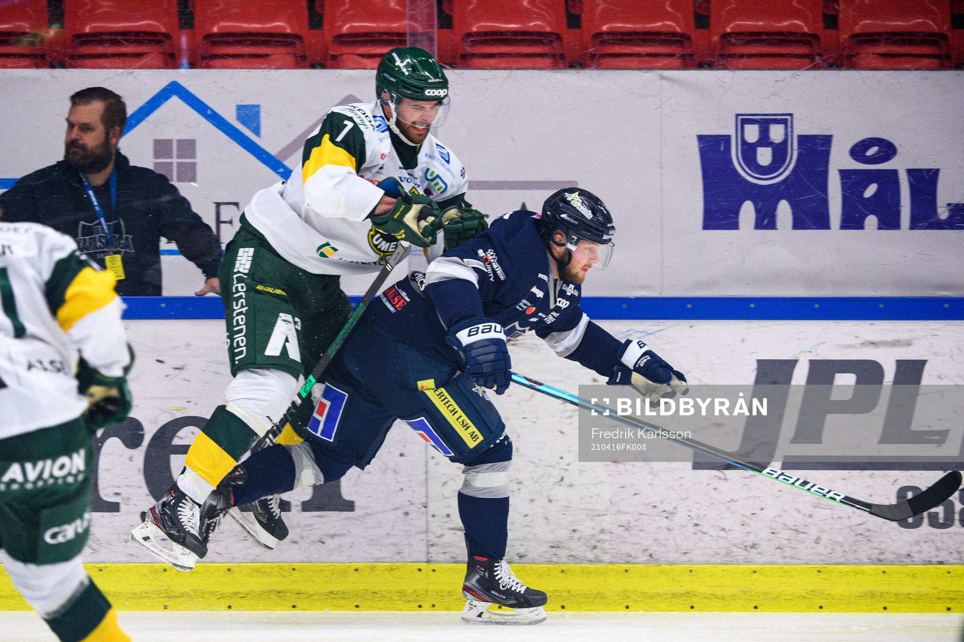 Björklövens Alexander Hellström och Karlskogas Axel