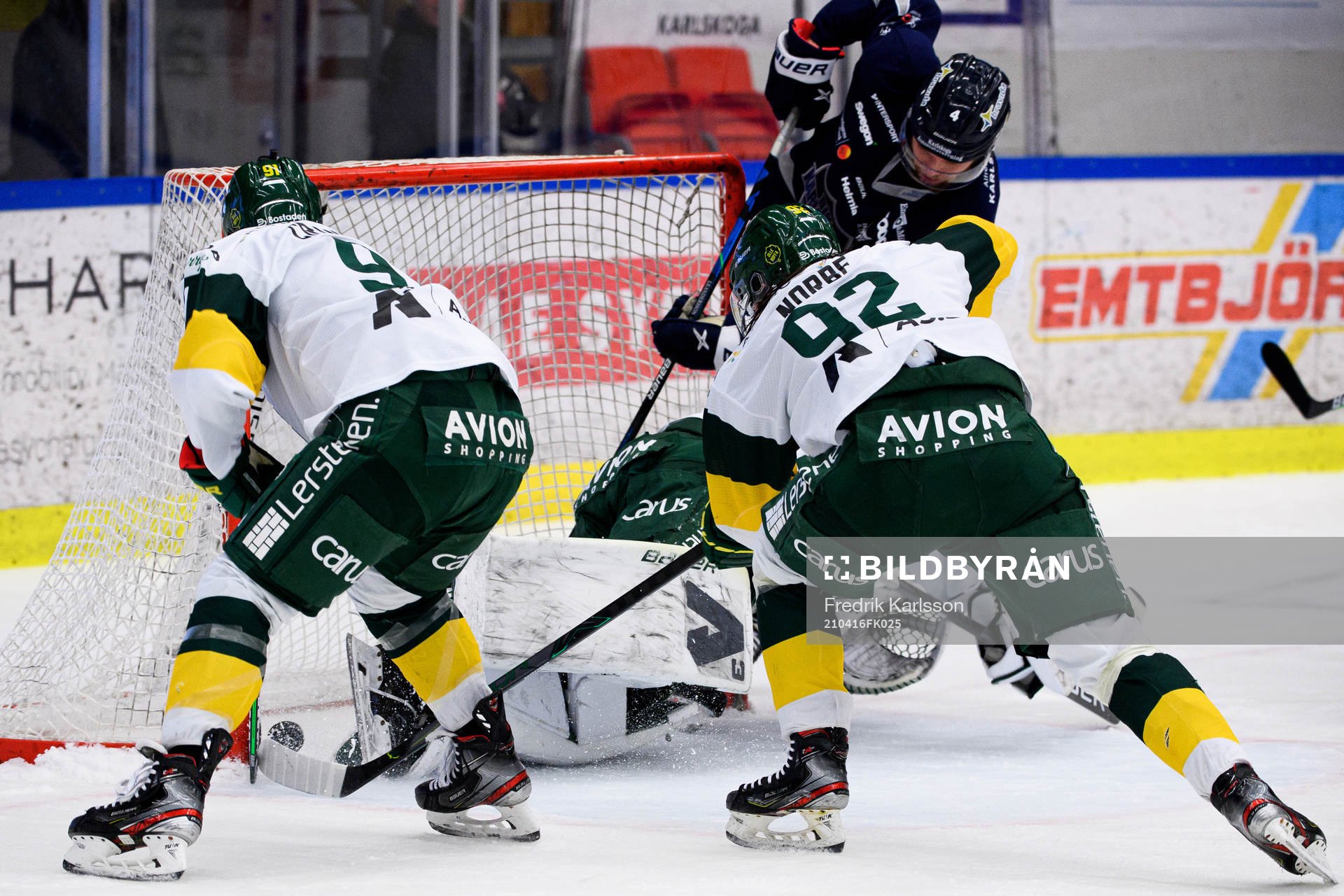 Karlskogas Alexander Leandersson oroar framför