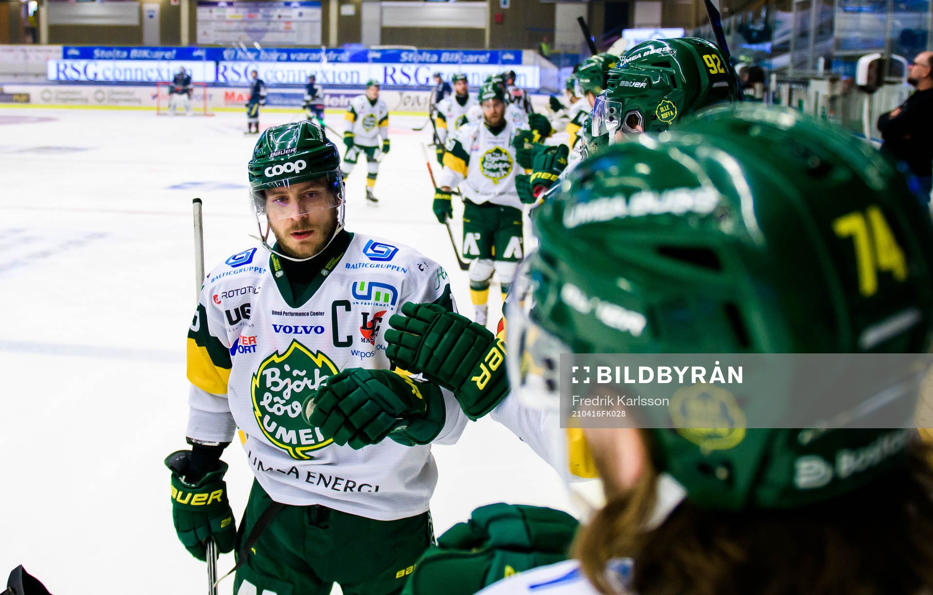 Björklövens Fredric Andersson jublar