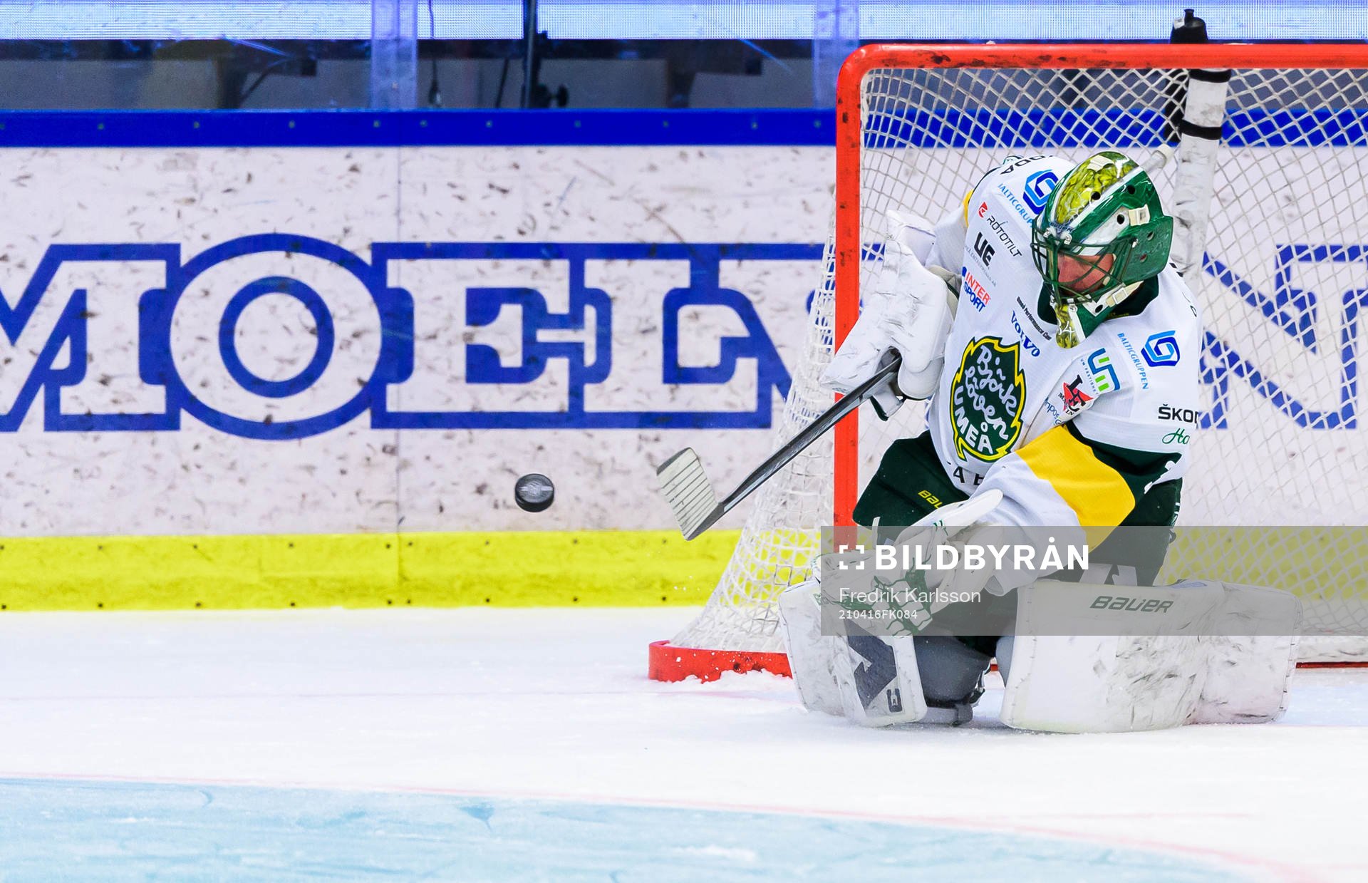 Björklövens målvakt Kevin Poulin