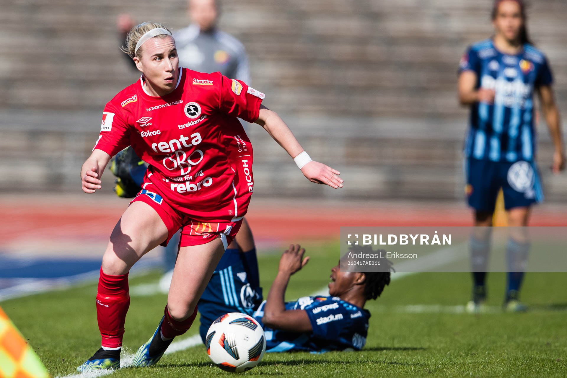 Örebros Jenna Hellstrom och Djurgårdens Portia Boakye