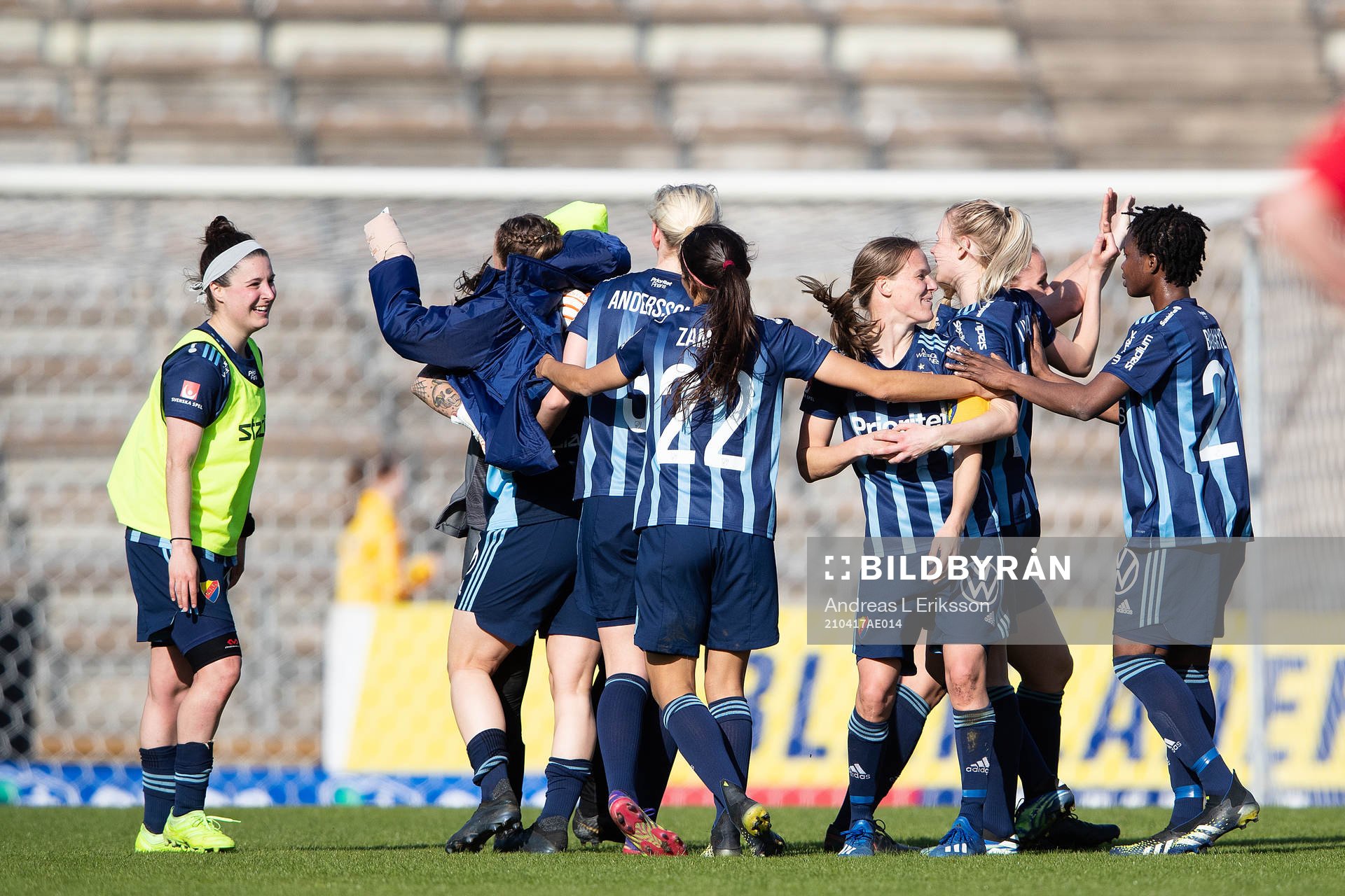 Djurgårdens spelare jublar