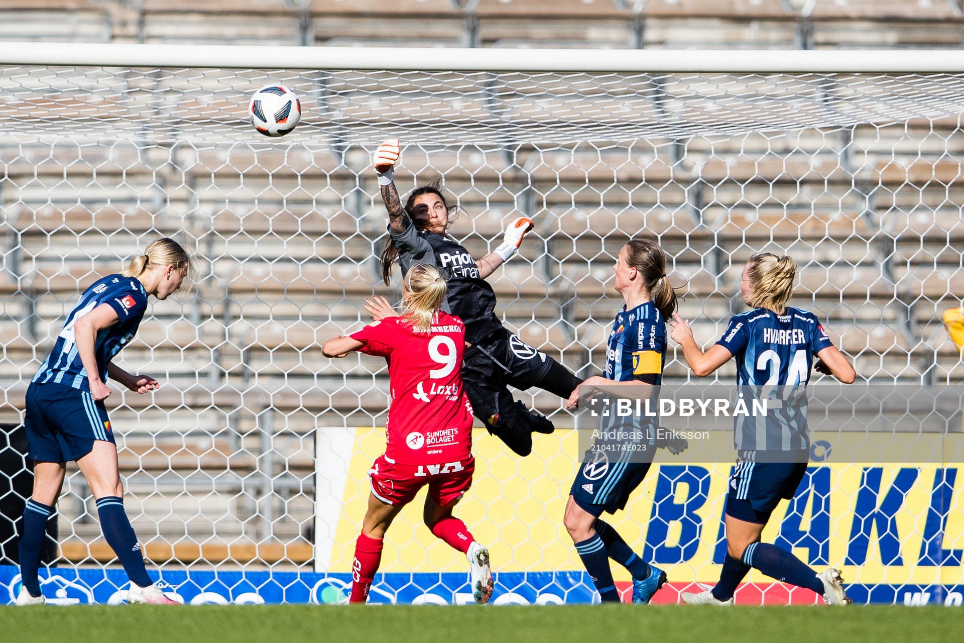 Djurgårdens målvakt Kelsey Daugherty