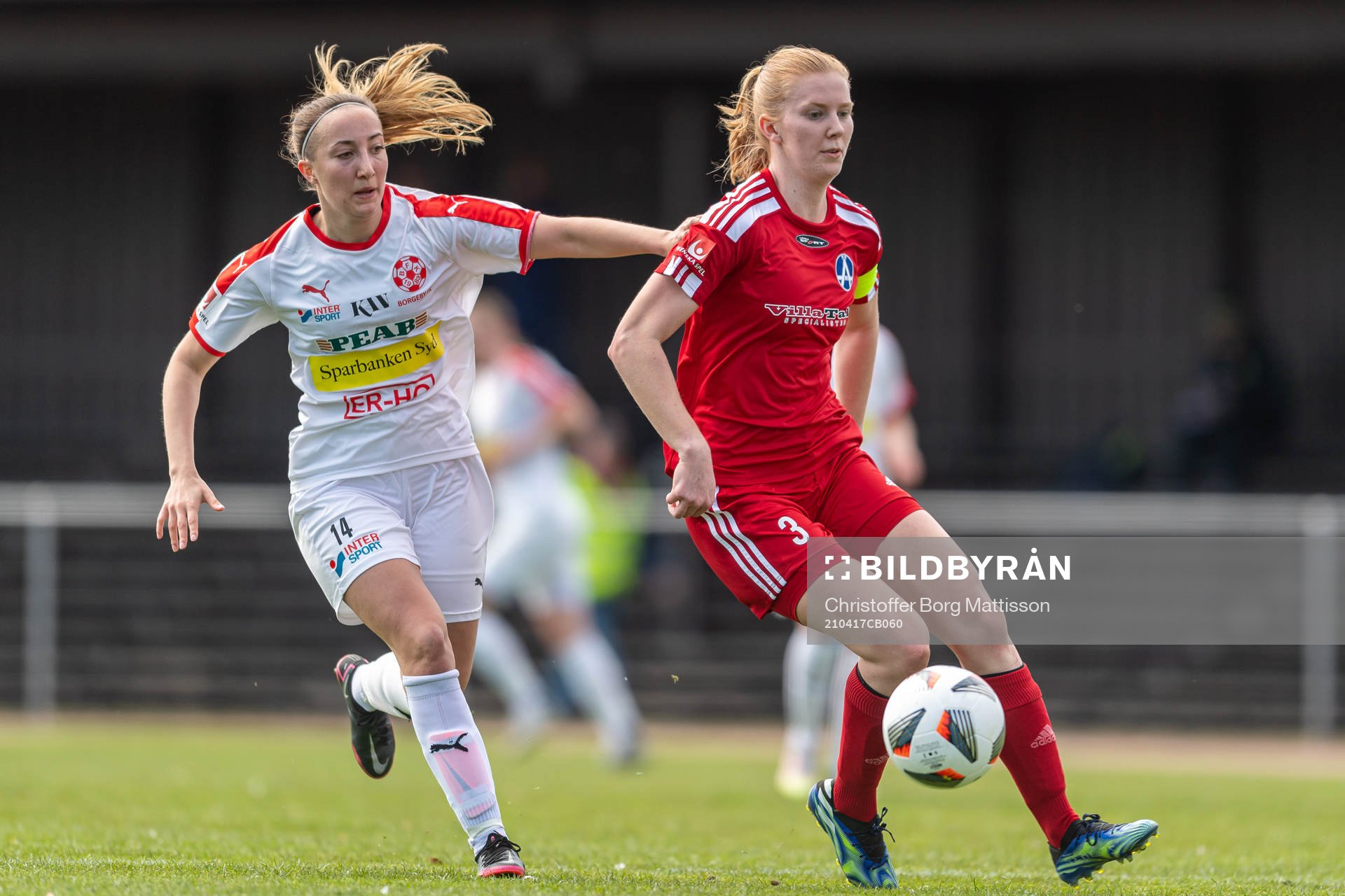 Borgebys Tilde Olsson och Älvsjös Linn Bogren