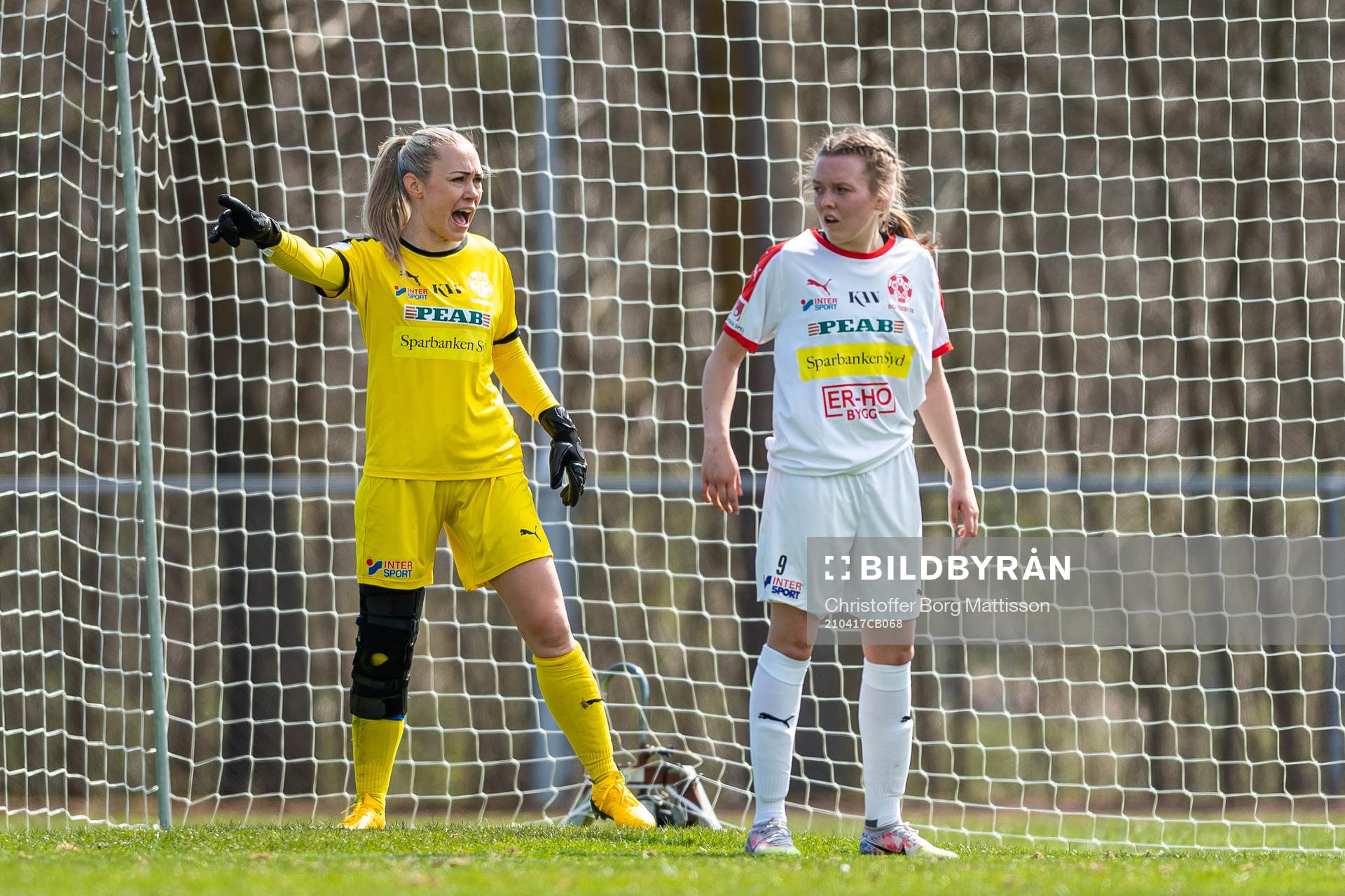 Borgebys målvakt Josefin Månsson