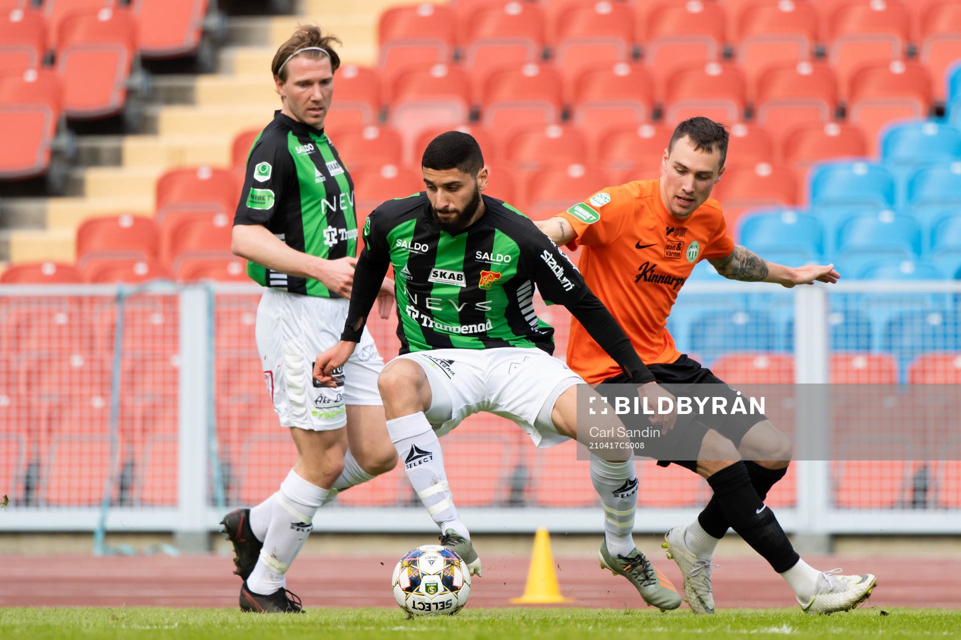 GAIS August Wängberg och Emin Grozdanic mot Västerås