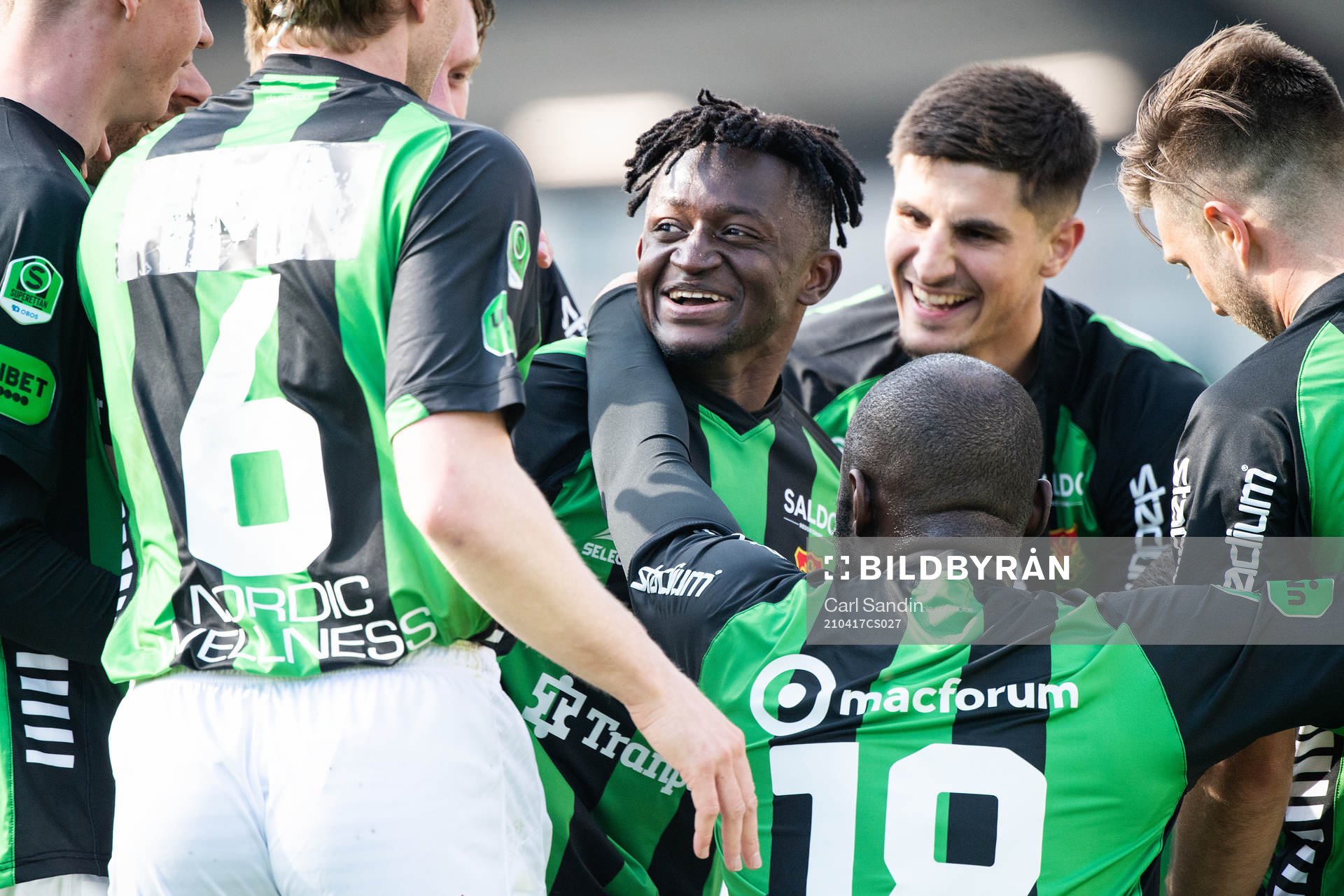 GAIS Michael Kargbo jublar