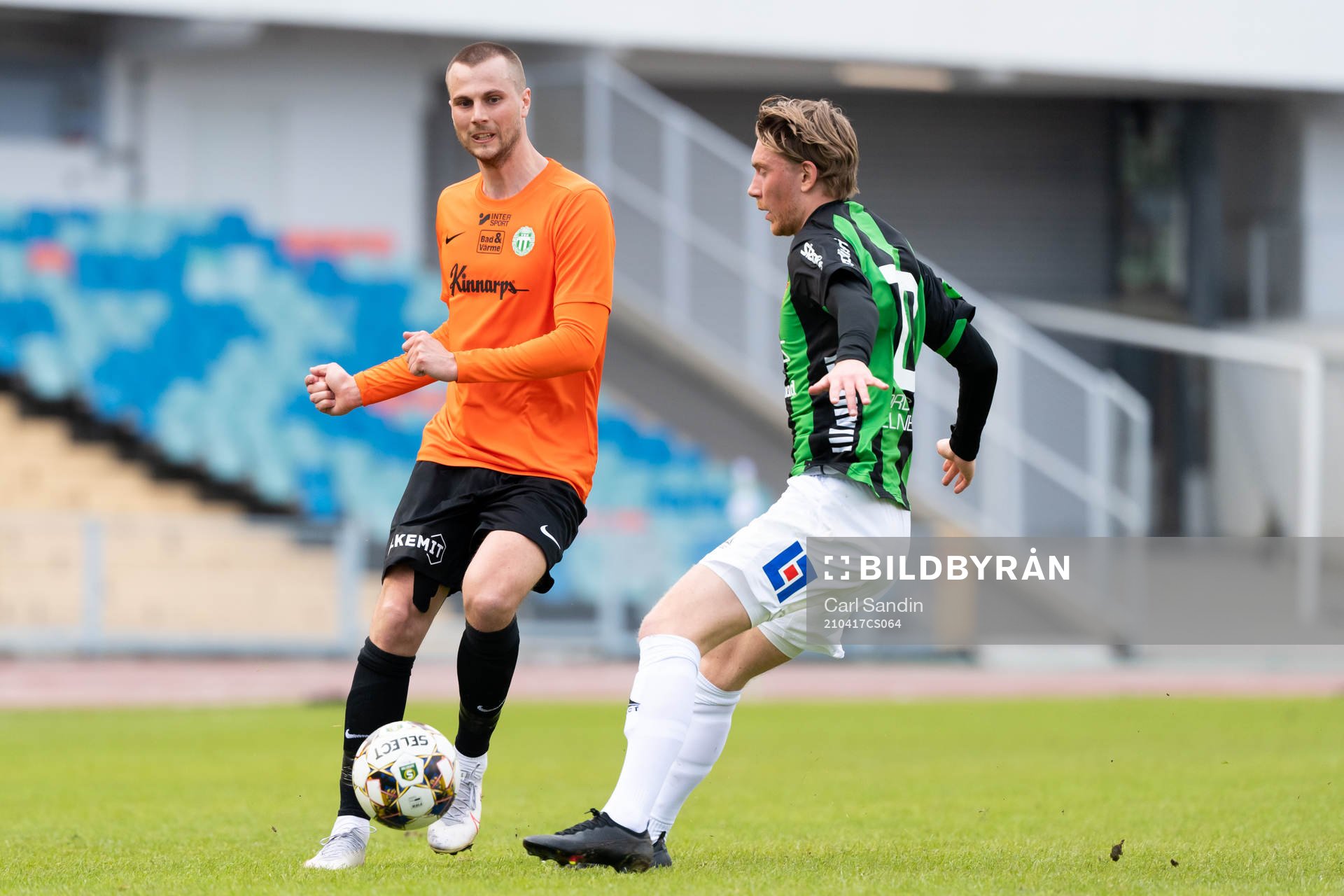 Västerås Jonas Hellgren och GAIS Adam Egnell