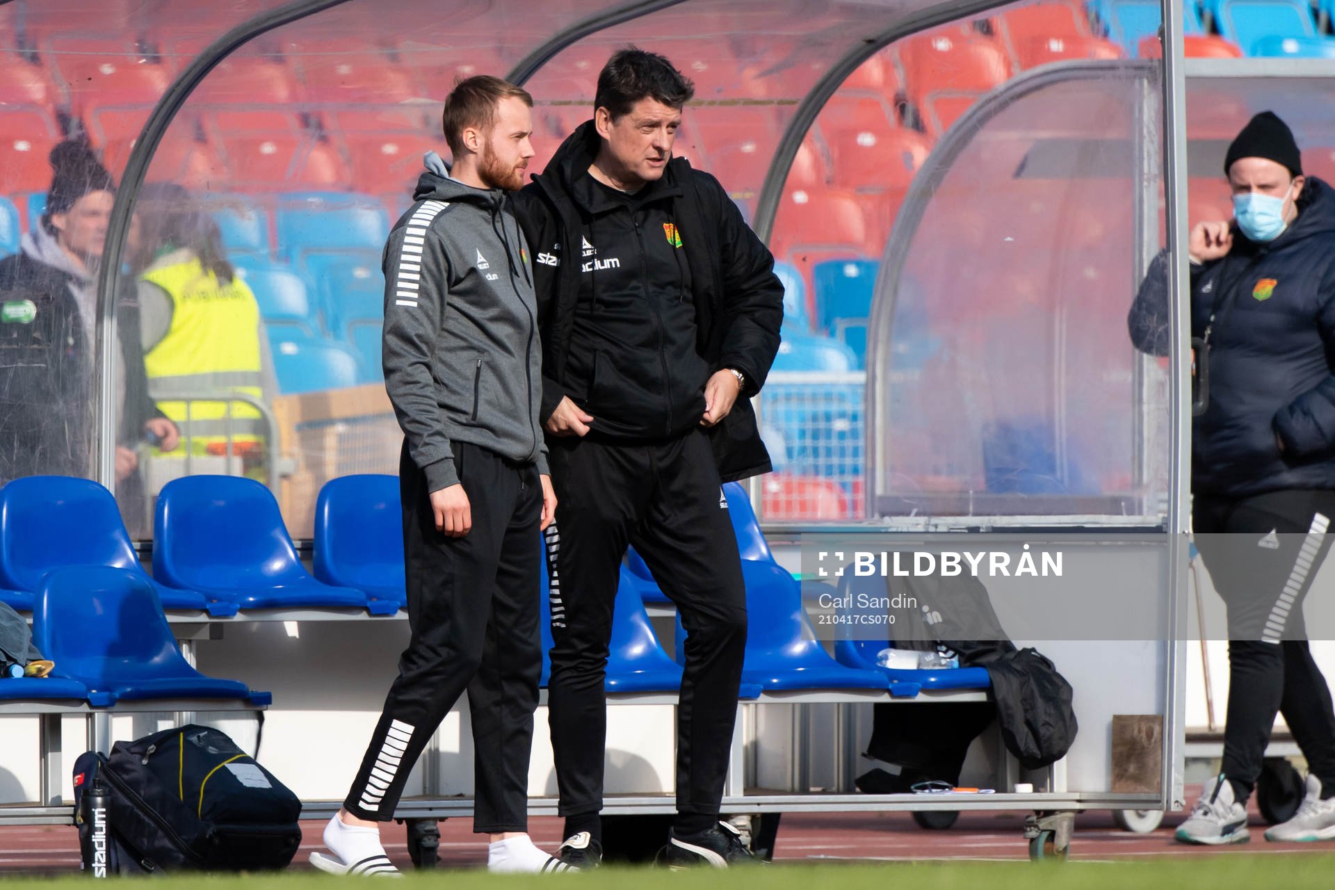 GAIS David Sterner och läkare Mats Börjesson