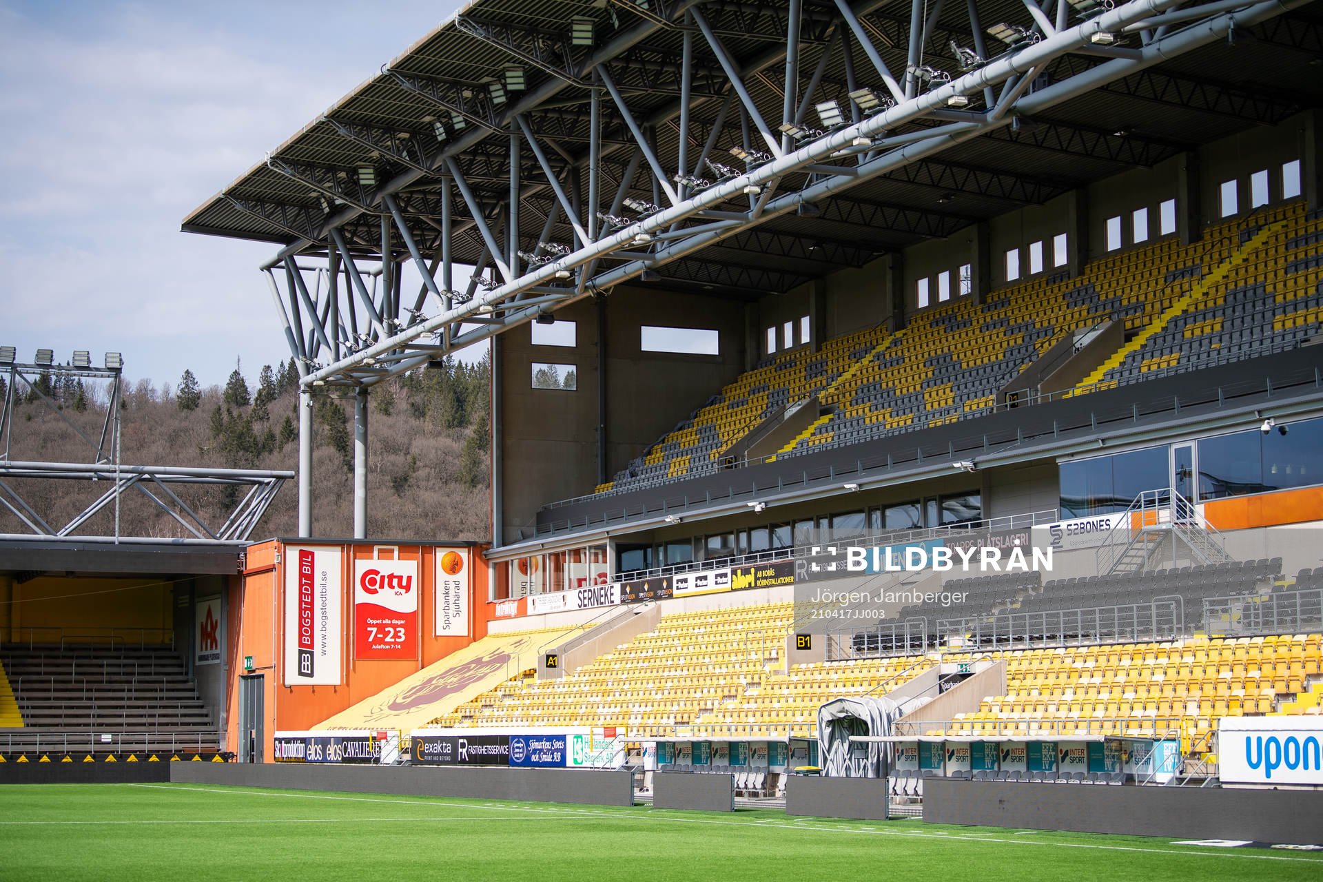 Läktare på Borås arena