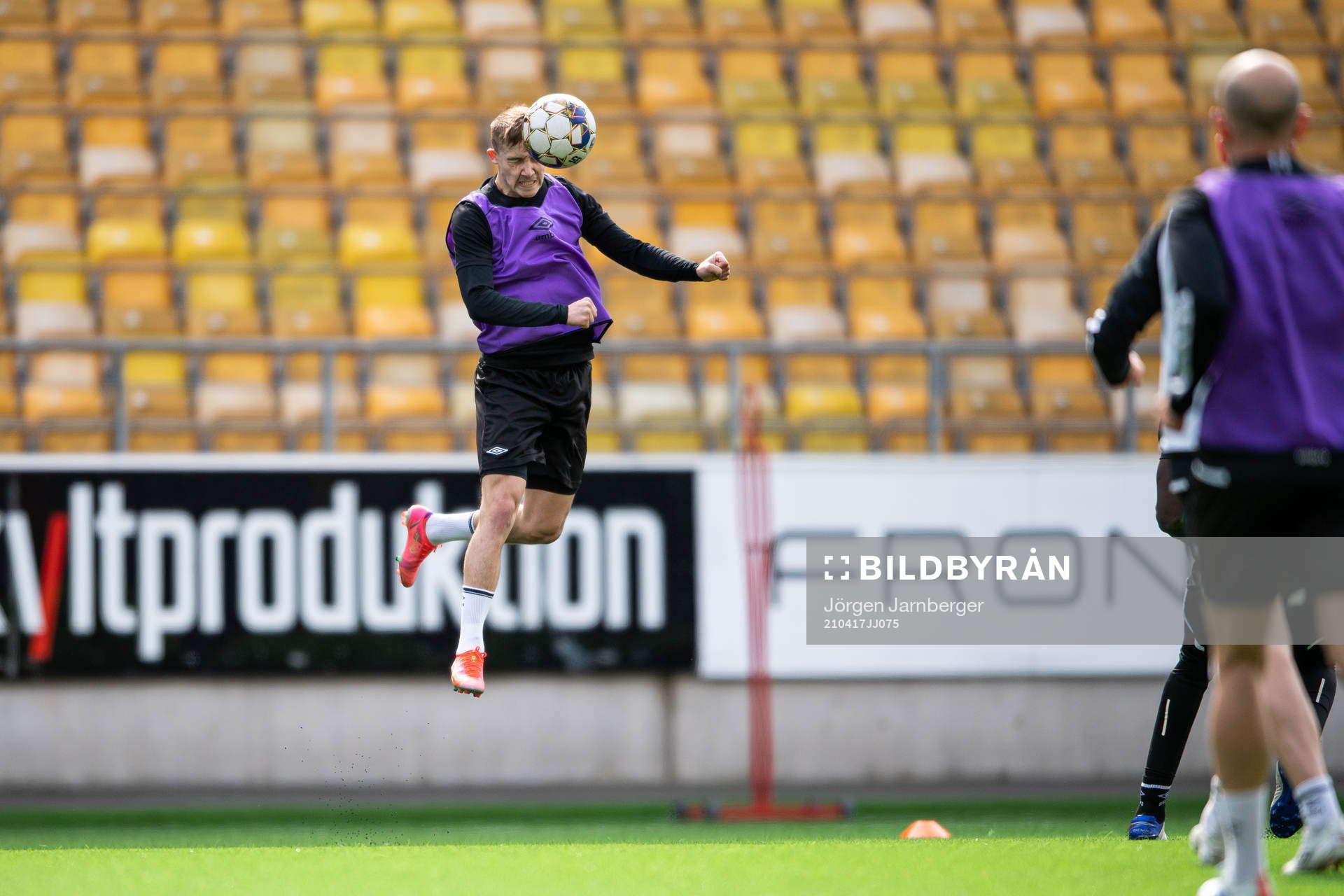 Jacob Ondrejka under en träning med Elfsborg den 17 april 2021 i Borås. 