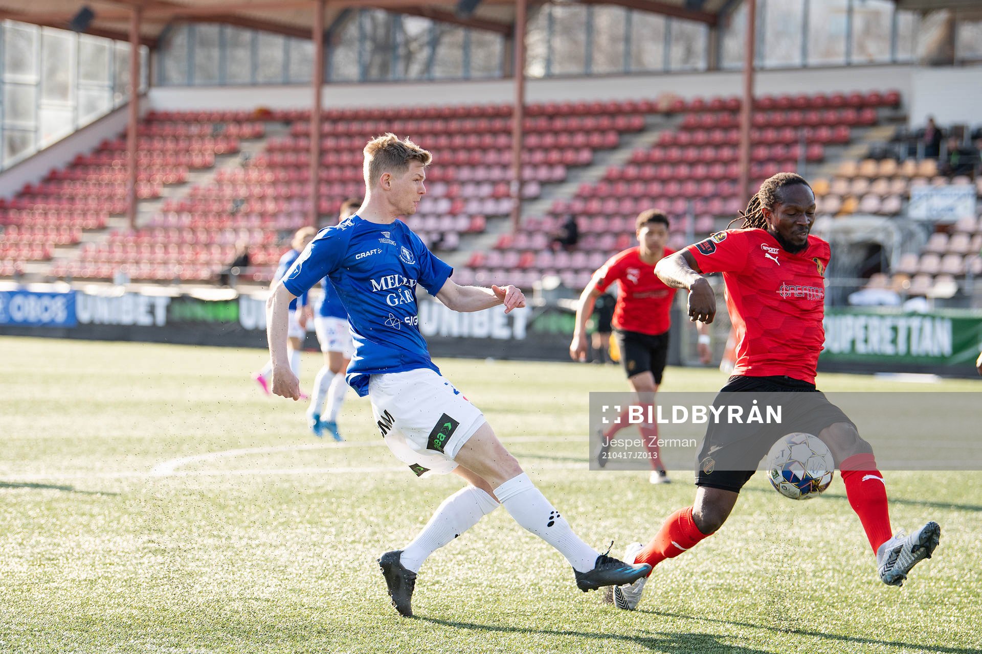 Trelleborgs Fritiof Björkén och Vasalunds Kebba Ceesay