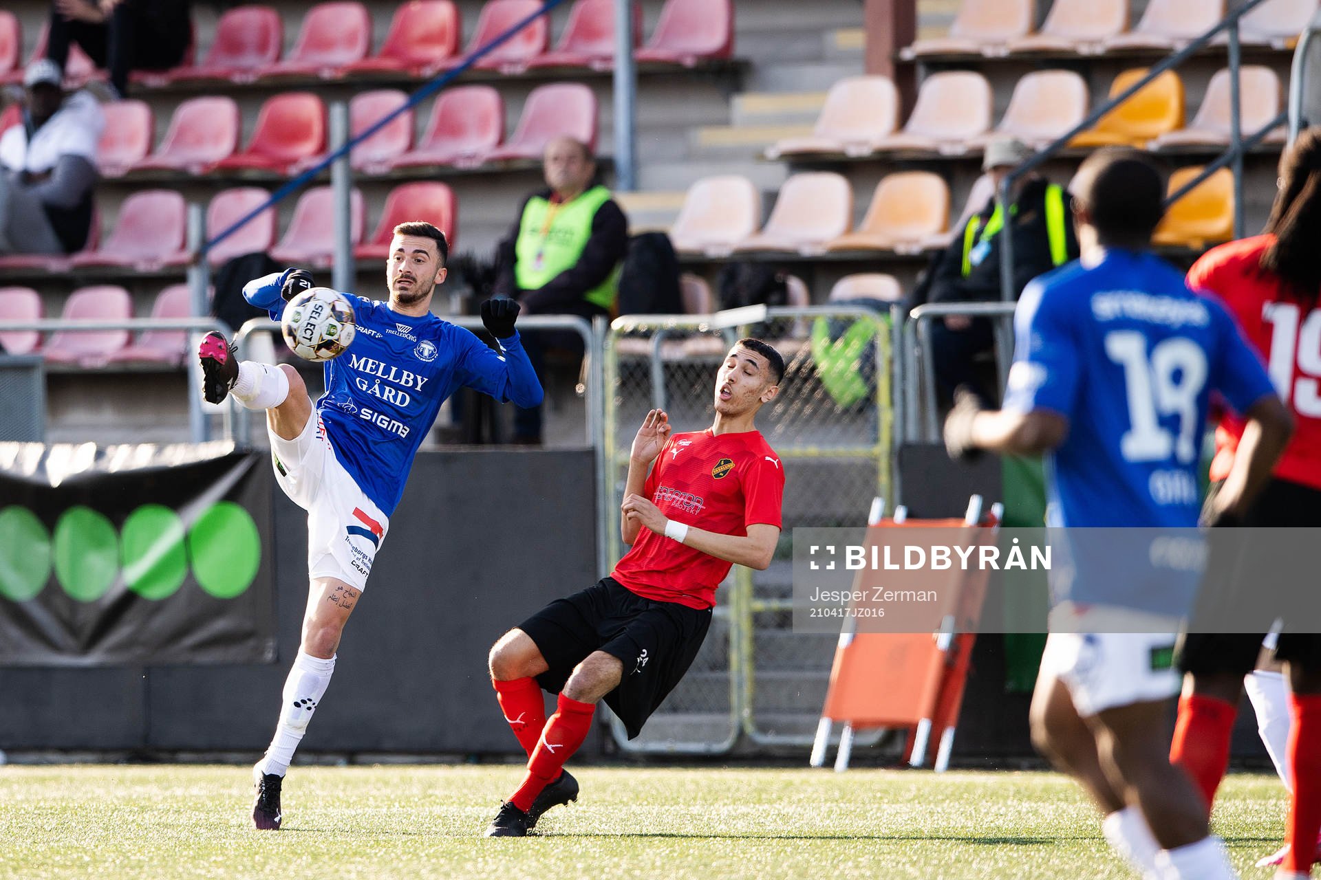 Trelleborgs Simon Amin och Vasalunds Adam Id Salem