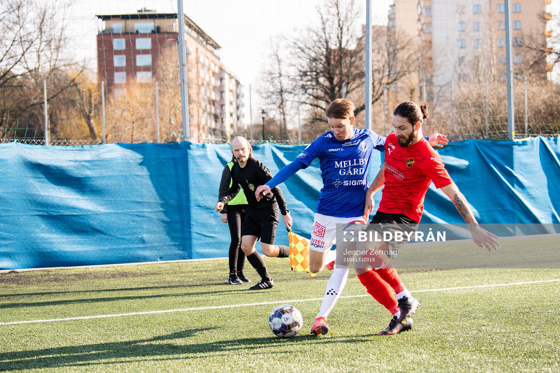 Trelleborgs Johan Blomberg och Vasalunds Elias Durmaz